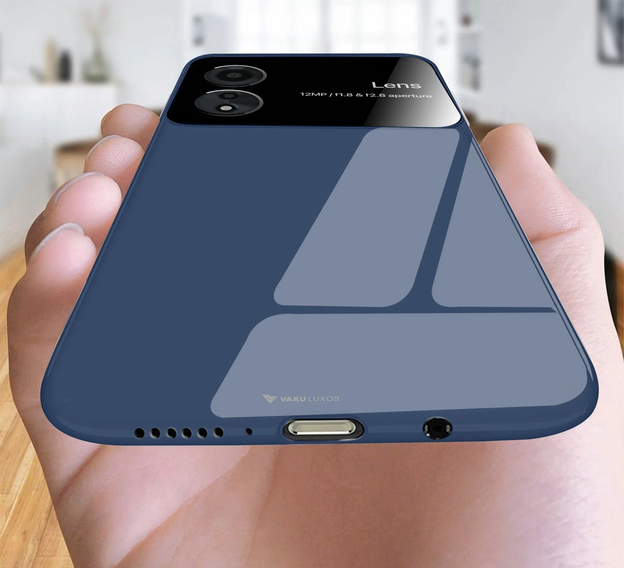 Vaku ® Oppo A78 5G Glazed Polarized Camera Lens Protector Back Cover - Image 3
