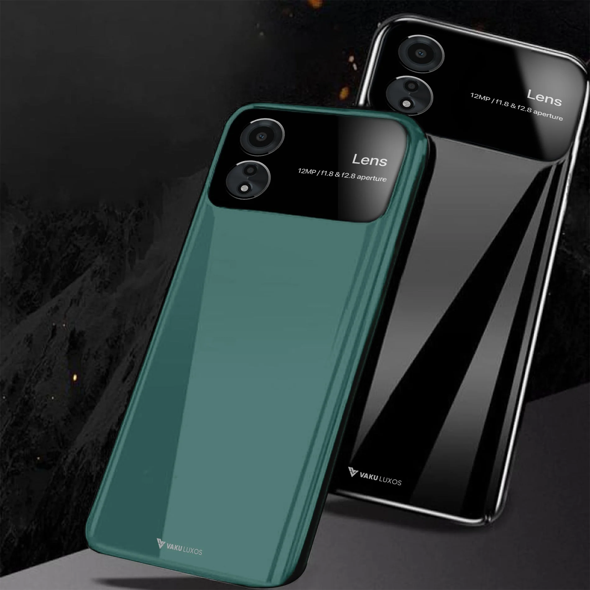 Vaku ® Oppo A78 5G Glazed Polarized Camera Lens Protector Back Cover - Image 6