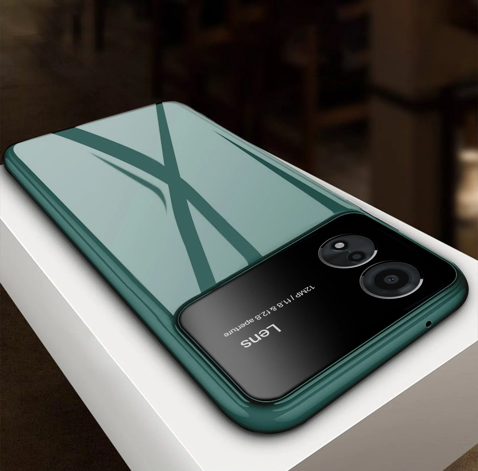 Vaku ® Oppo A78 5G Glazed Polarized Camera Lens Protector Back Cover - Image 8
