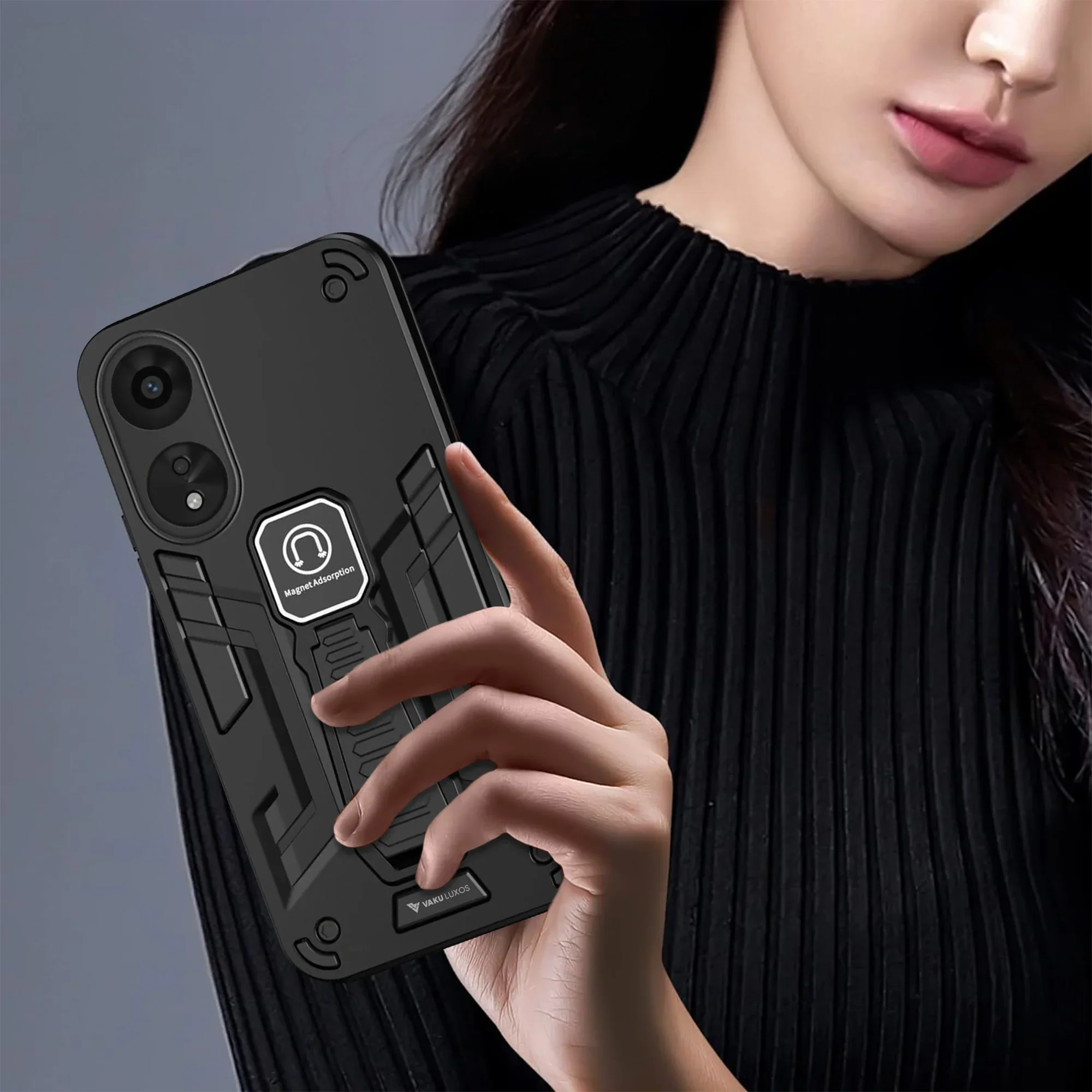 Vaku ® Oppo A78 5G Valor Military Grade Shockproof Back Cover - Image 10