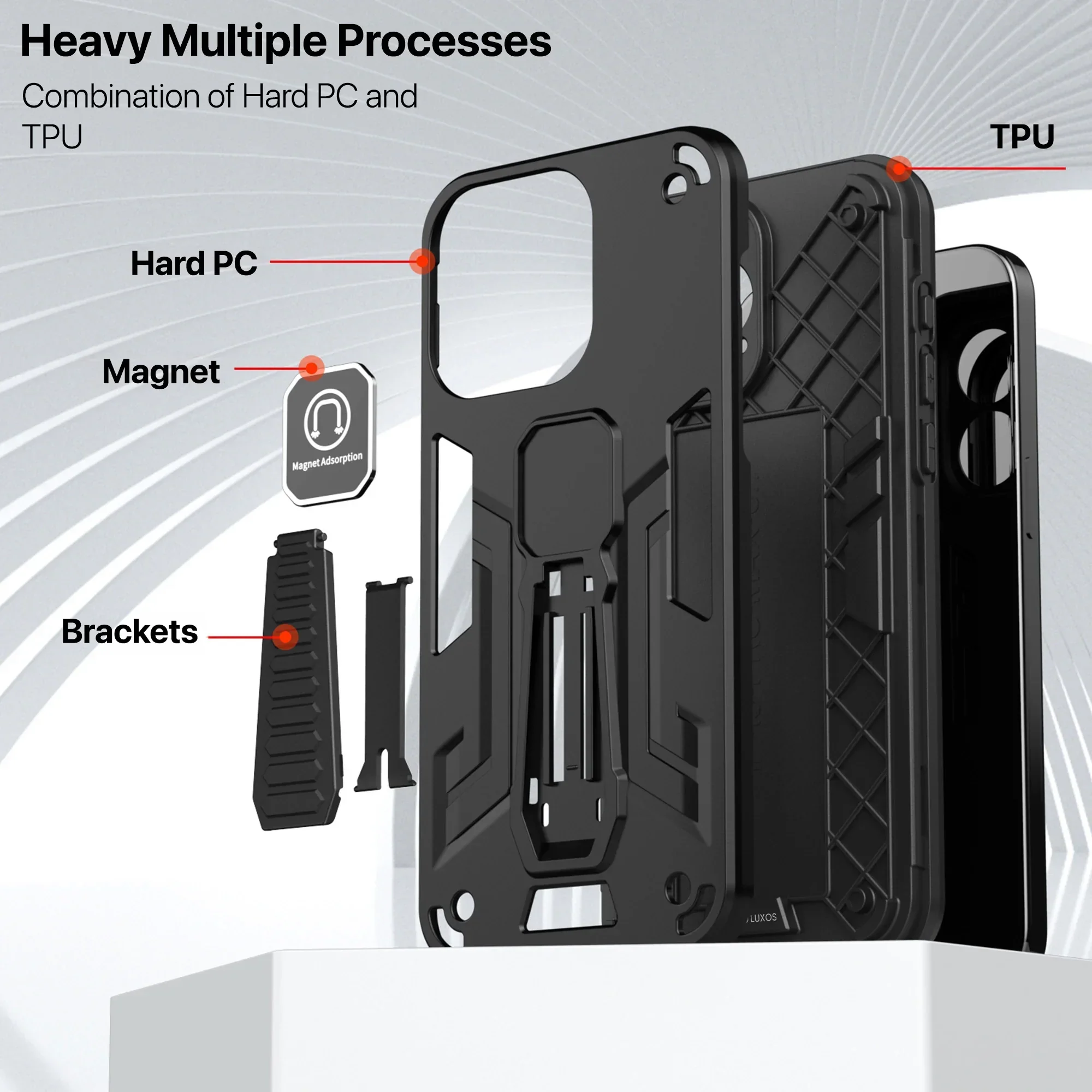 Vaku ® Oppo A78 5G Valor Military Grade Shockproof Back Cover - Image 12
