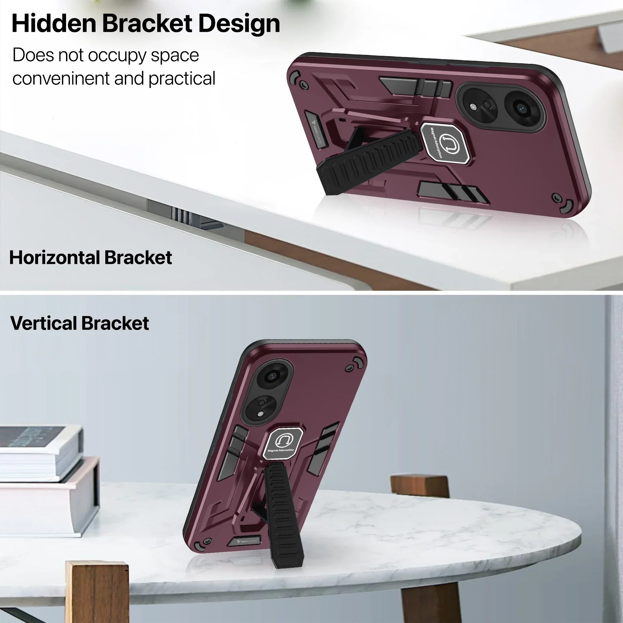 Vaku ® Oppo A78 5G Valor Military Grade Shockproof Back Cover - Image 15
