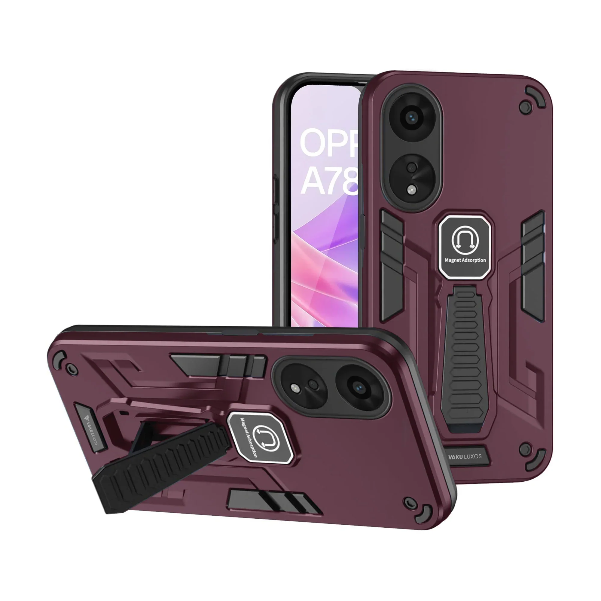Vaku ® Oppo A78 5G Valor Military Grade Shockproof Back Cover - Image 20