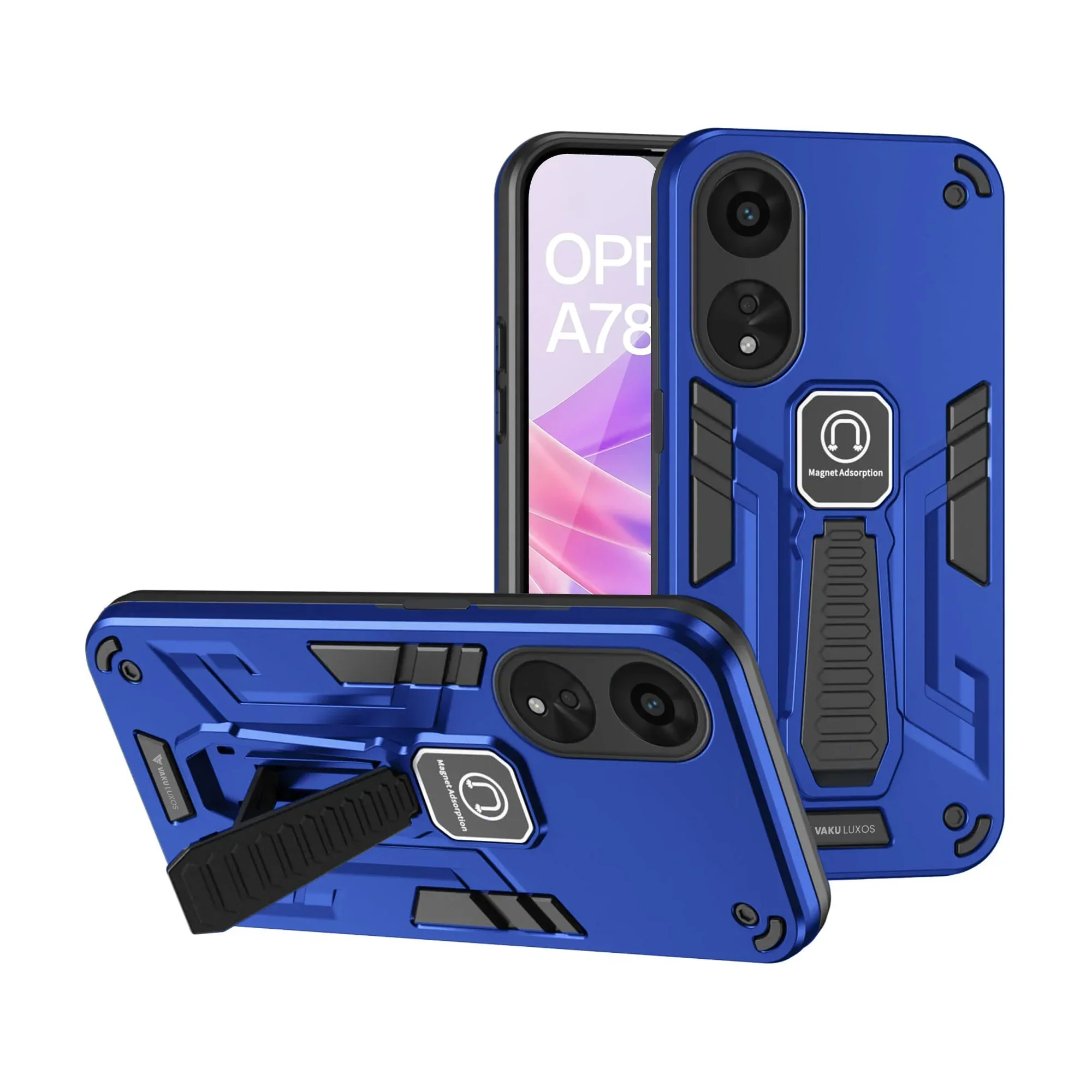 Vaku ® Oppo A78 5G Valor Military Grade Shockproof Back Cover - Image 21