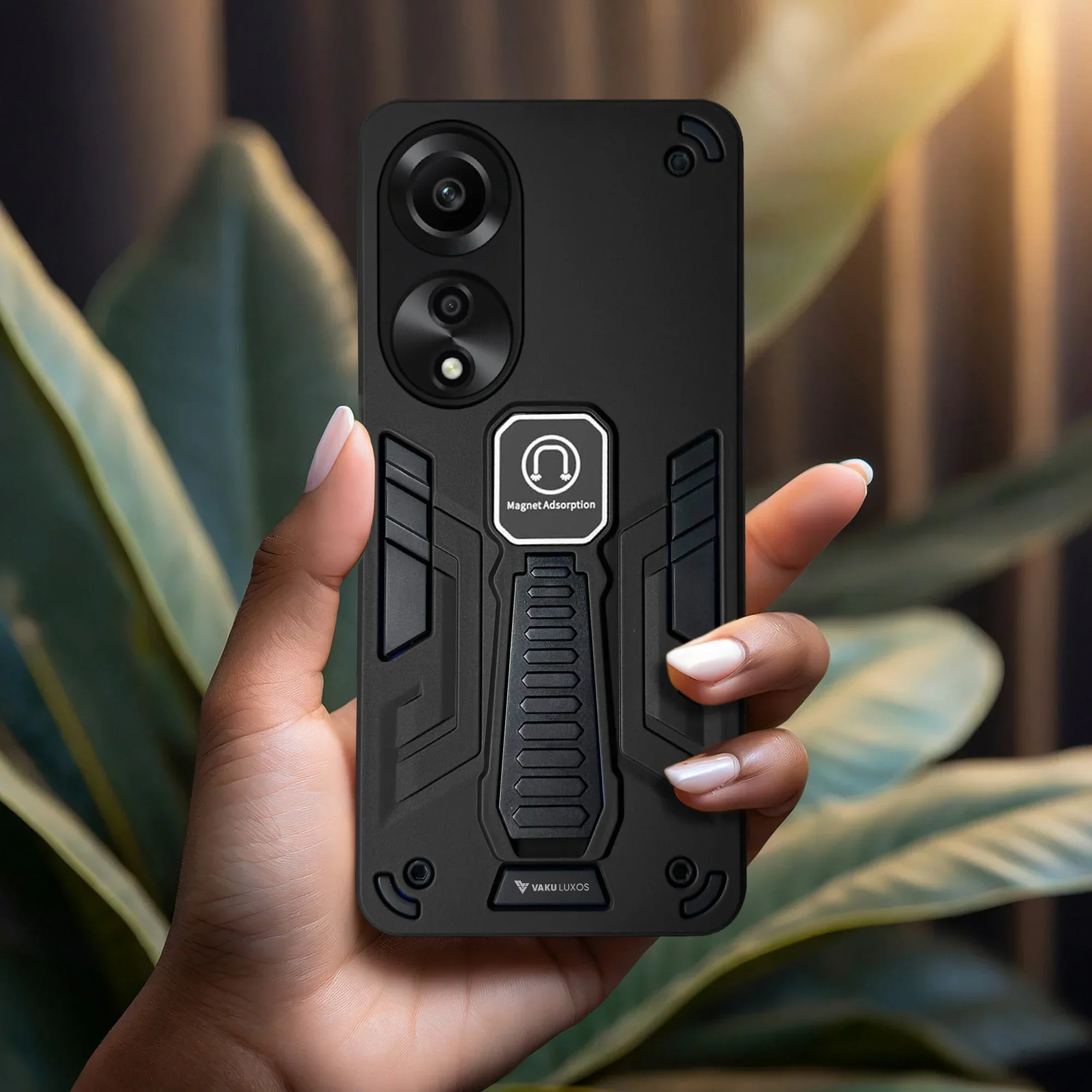 Vaku ® Oppo A78 5G Valor Military Grade Shockproof Back Cover - Image 6