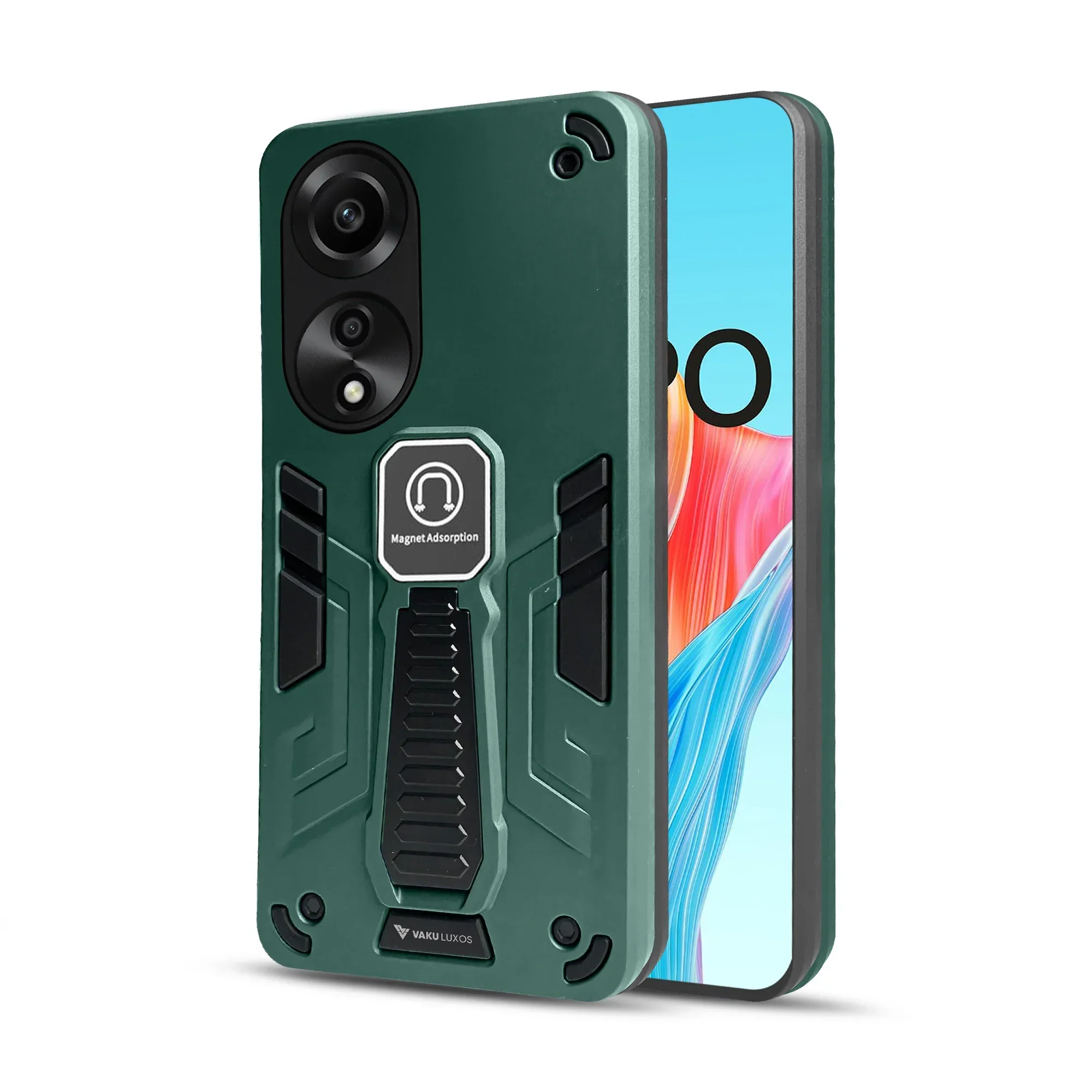 Vaku ® Oppo A78 5G Valor Military Grade Shockproof Back Cover - Image 8