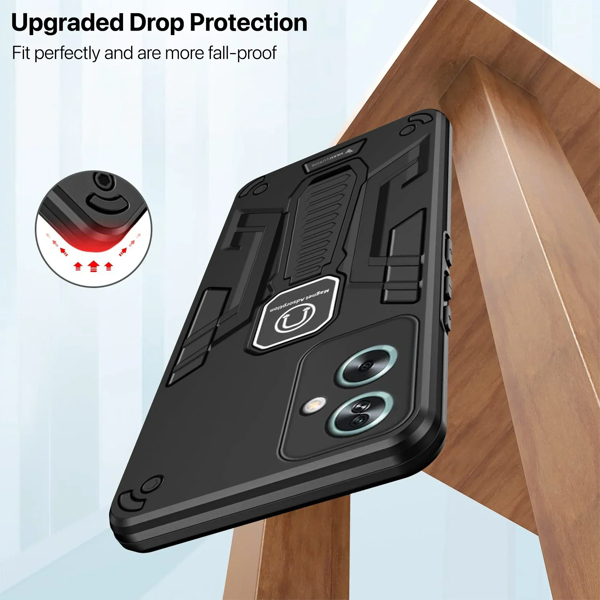 Vaku ® Oppo A79 5G Valor Military Grade Shockproof Back Cover - Image 14