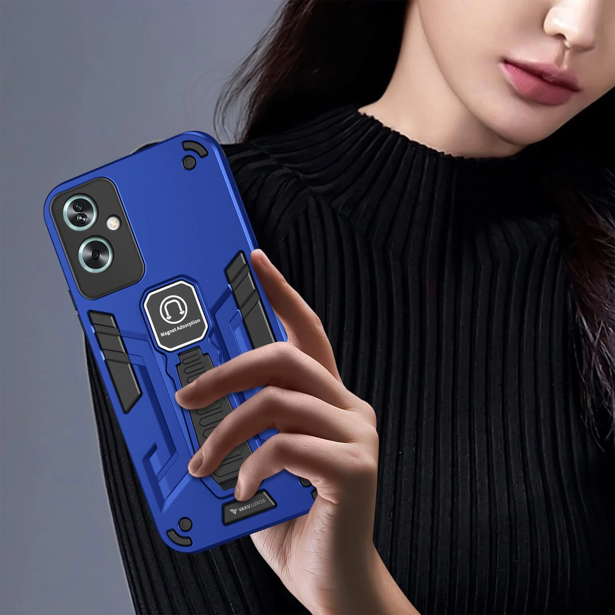 Vaku ® Oppo A79 5G Valor Military Grade Shockproof Back Cover - Image 9