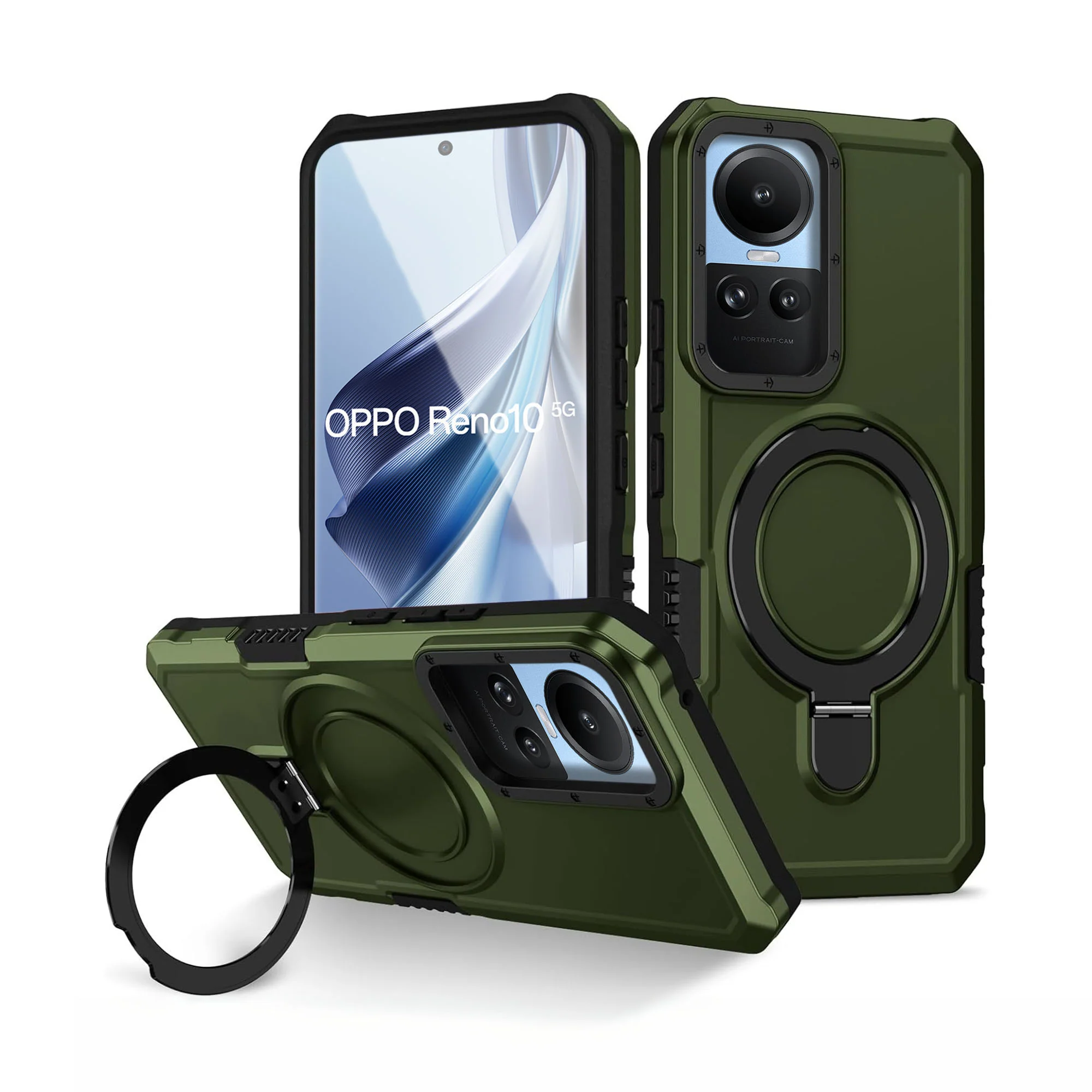 Vaku ® Oppo Reno10 5G Astor Military Grade Armor Protective Back cover - Image 21