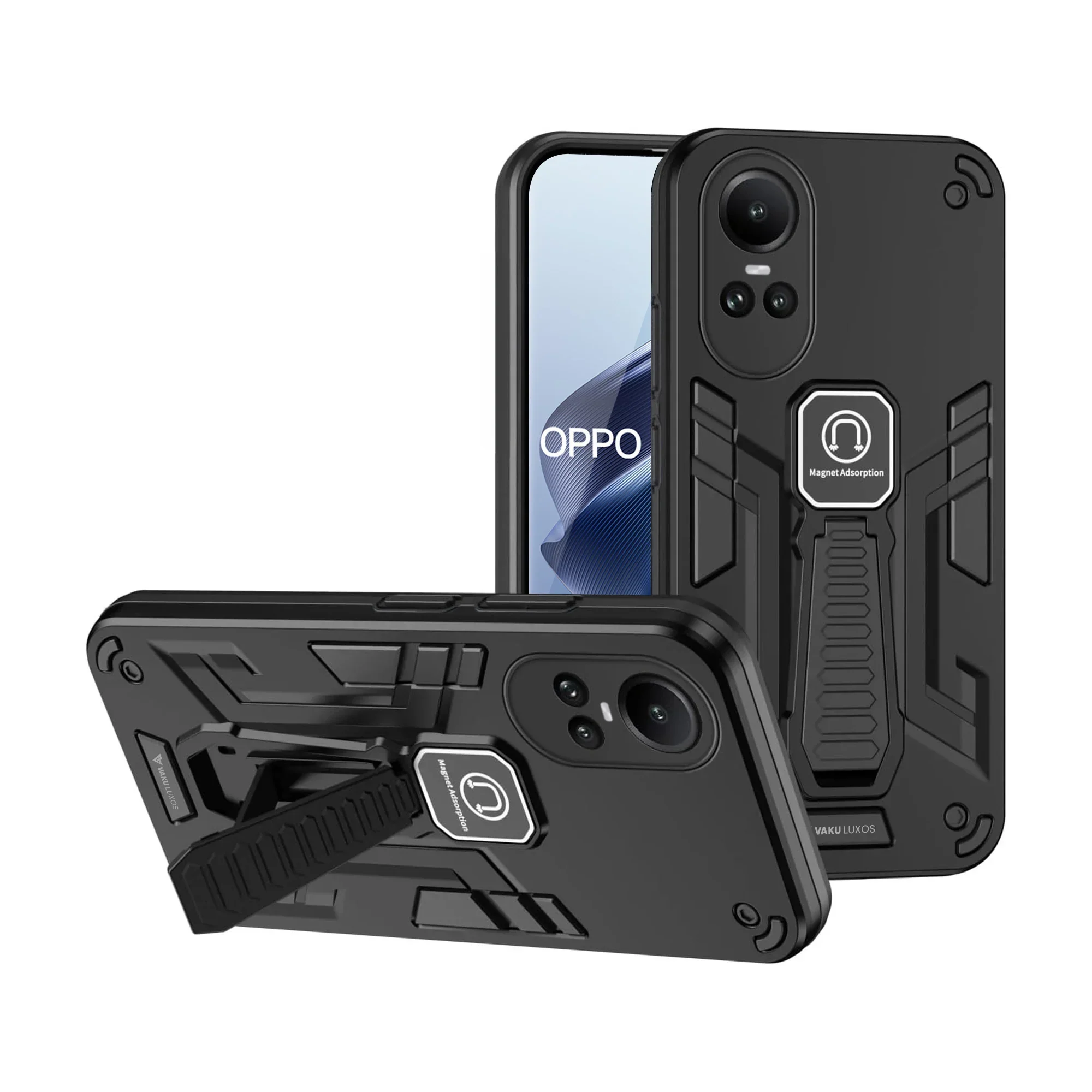 Vaku ® Oppo Reno10 5G Valor Military Grade Shockproof Back Cover