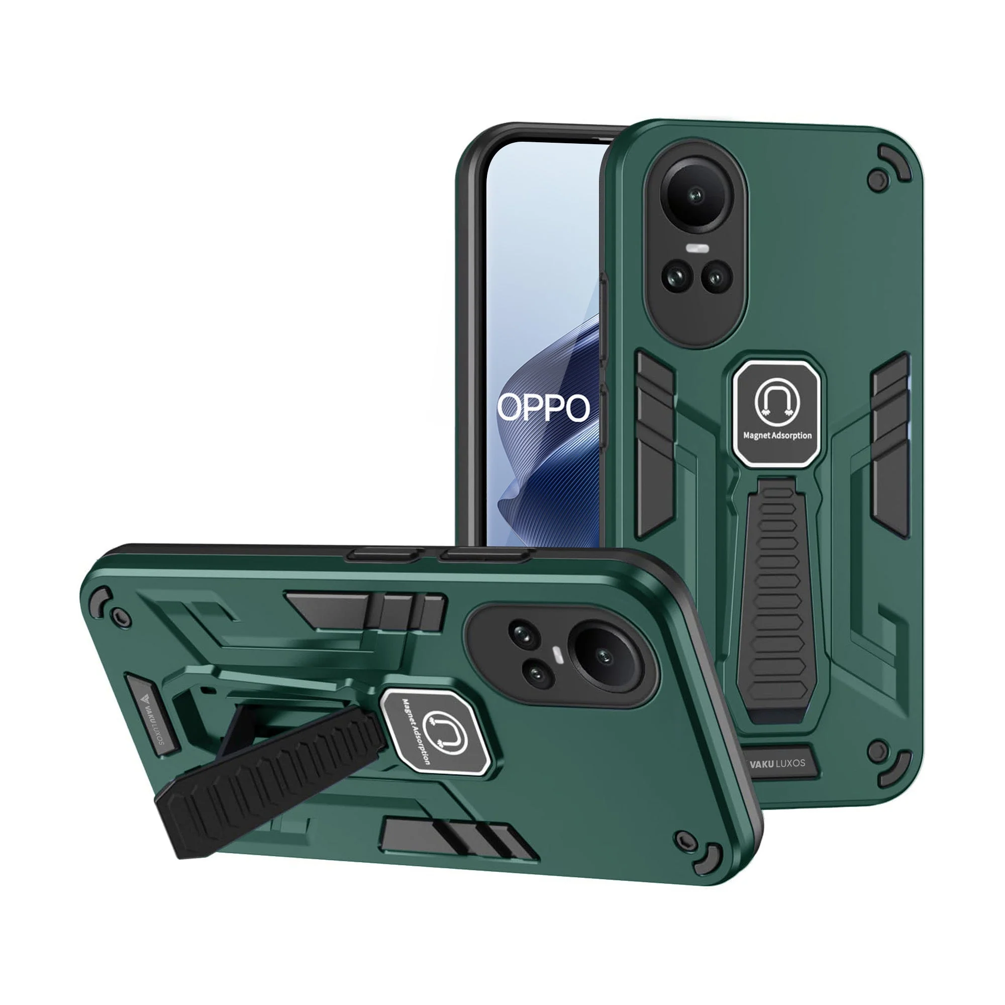 Vaku ® Oppo Reno10 5G Valor Military Grade Shockproof Back Cover - Image 10