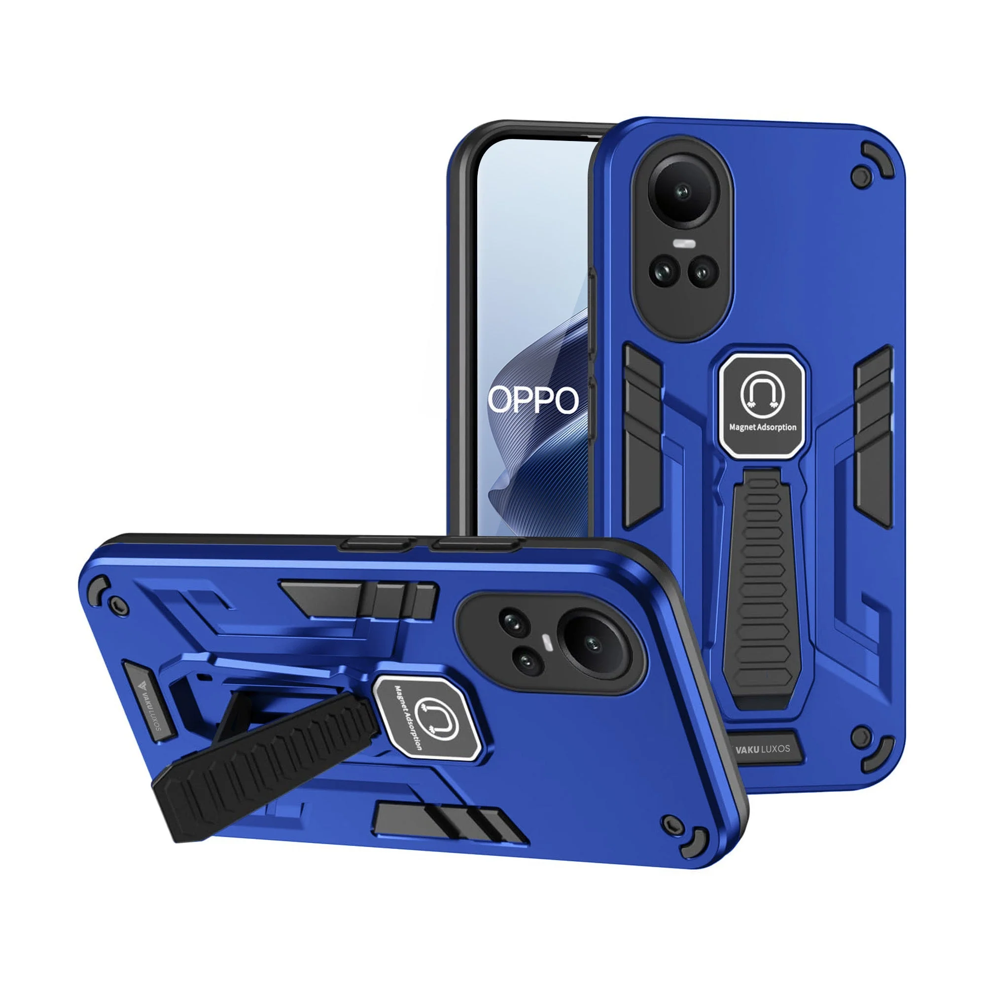 Vaku ® Oppo Reno10 5G Valor Military Grade Shockproof Back Cover - Image 11