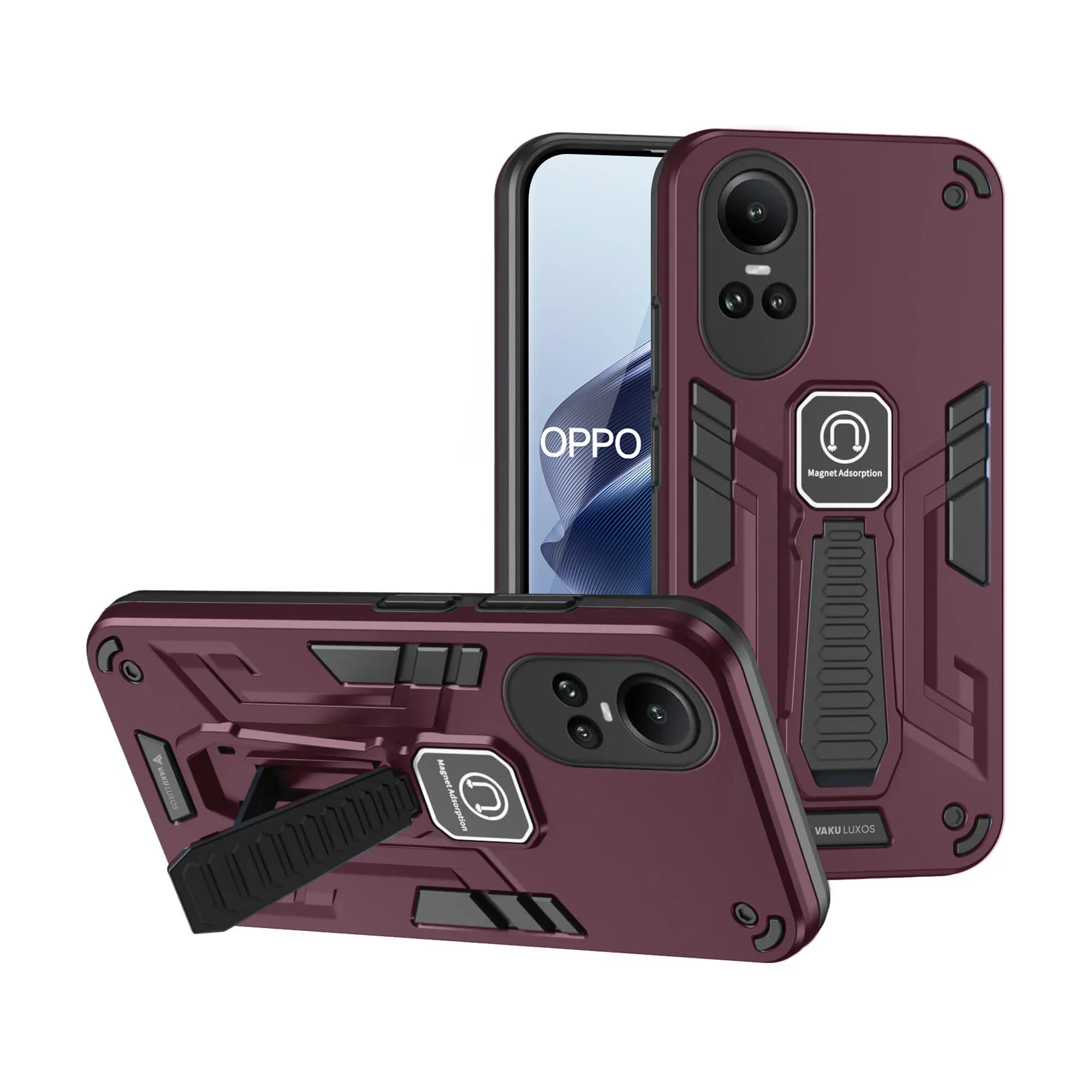 Vaku ® Oppo Reno10 5G Valor Military Grade Shockproof Back Cover - Image 12
