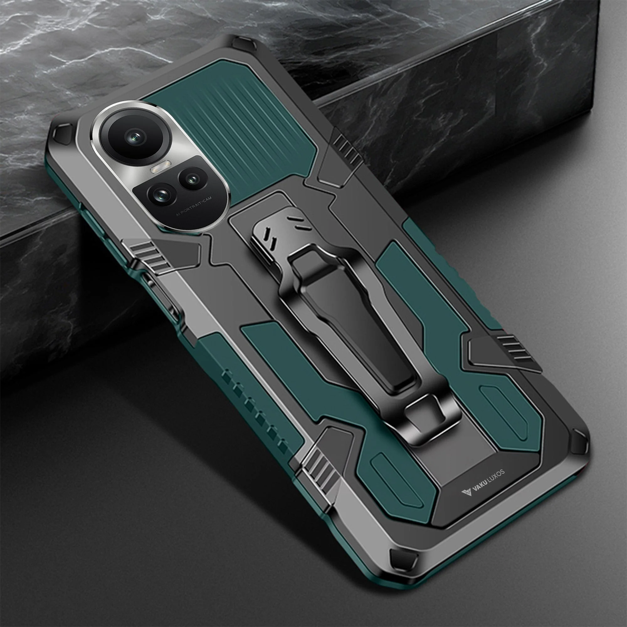 Vaku ® Oppo Reno10 5G Vanguard Military Grade Back Cover - Image 12