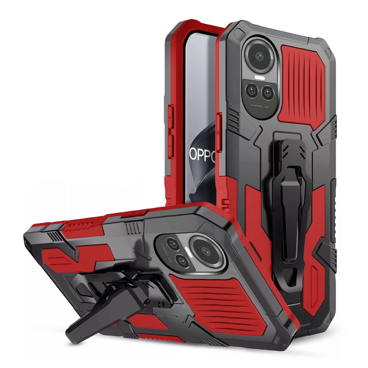 Vaku ® Oppo Reno10 5G Vanguard Military Grade Back Cover - Image 14