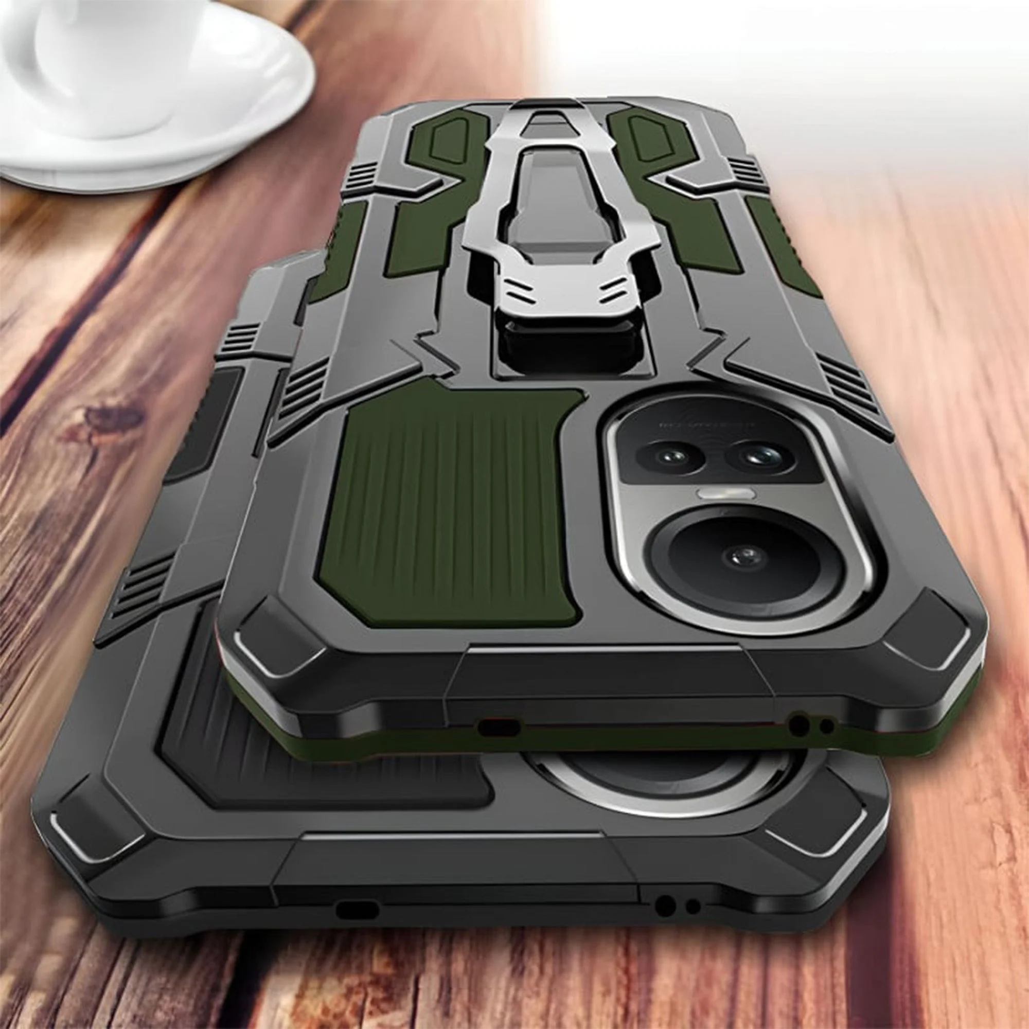 Vaku ® Oppo Reno10 5G Vanguard Military Grade Back Cover - Image 3
