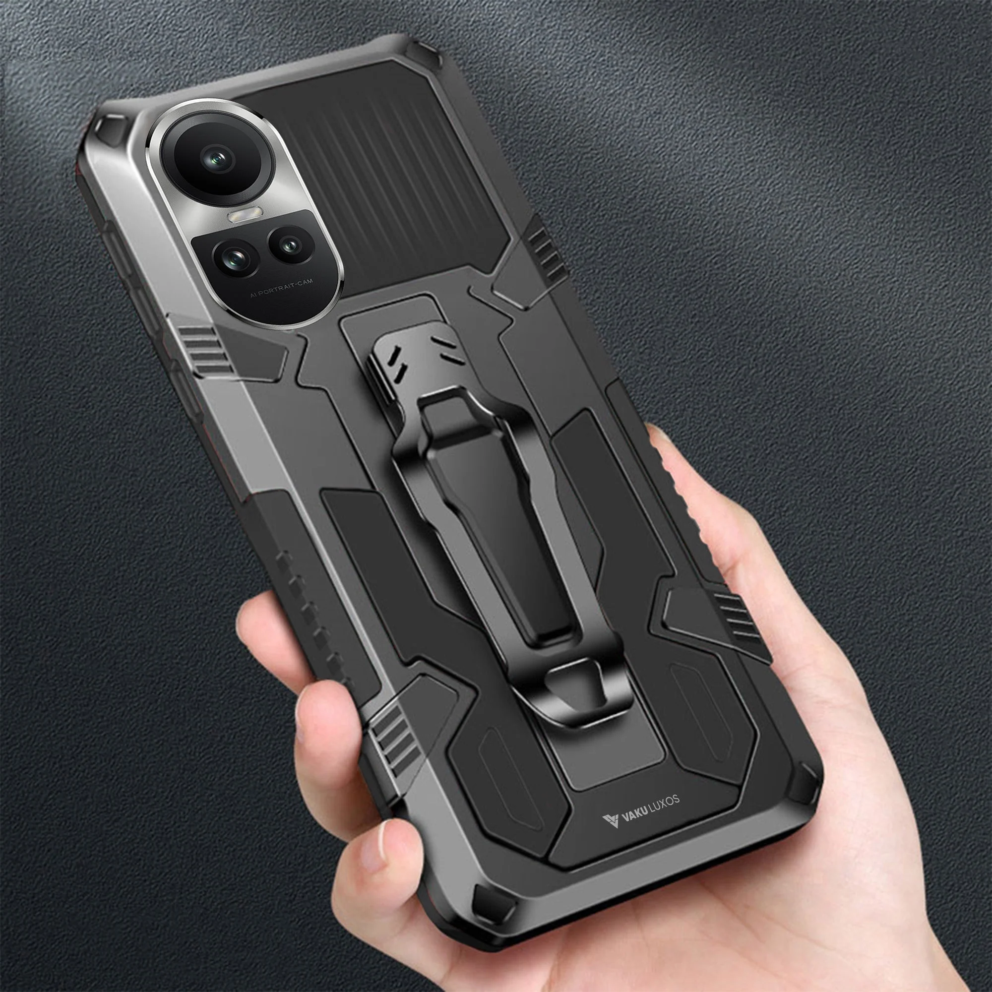 Vaku ® Oppo Reno10 5G Vanguard Military Grade Back Cover - Image 8