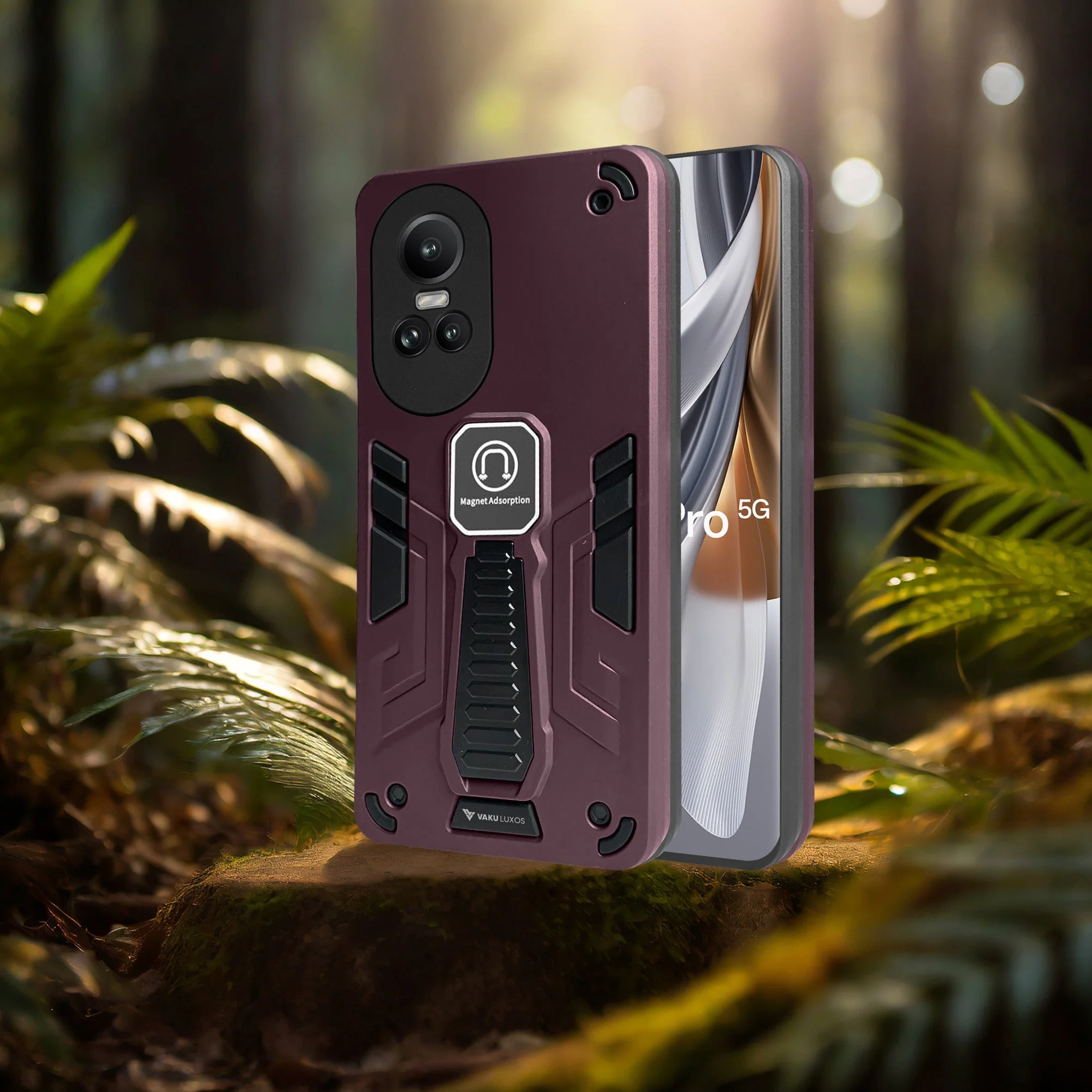 Vaku ® Oppo Reno10 Pro 5G Valor Military Grade Back Cover - Image 7