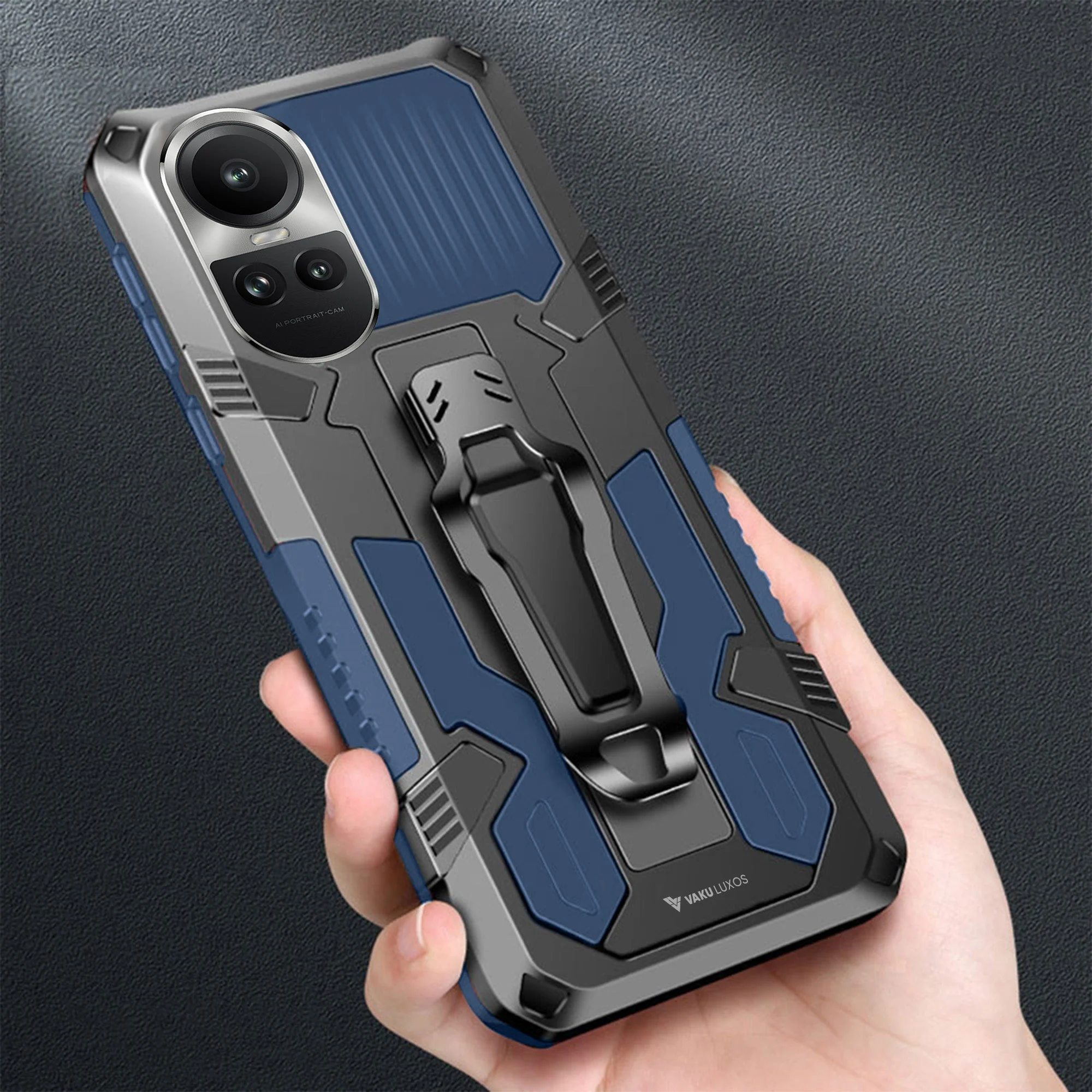 Vaku ® Oppo Reno10 Pro 5G Vanguard Military Grade Back Cover - Image 4