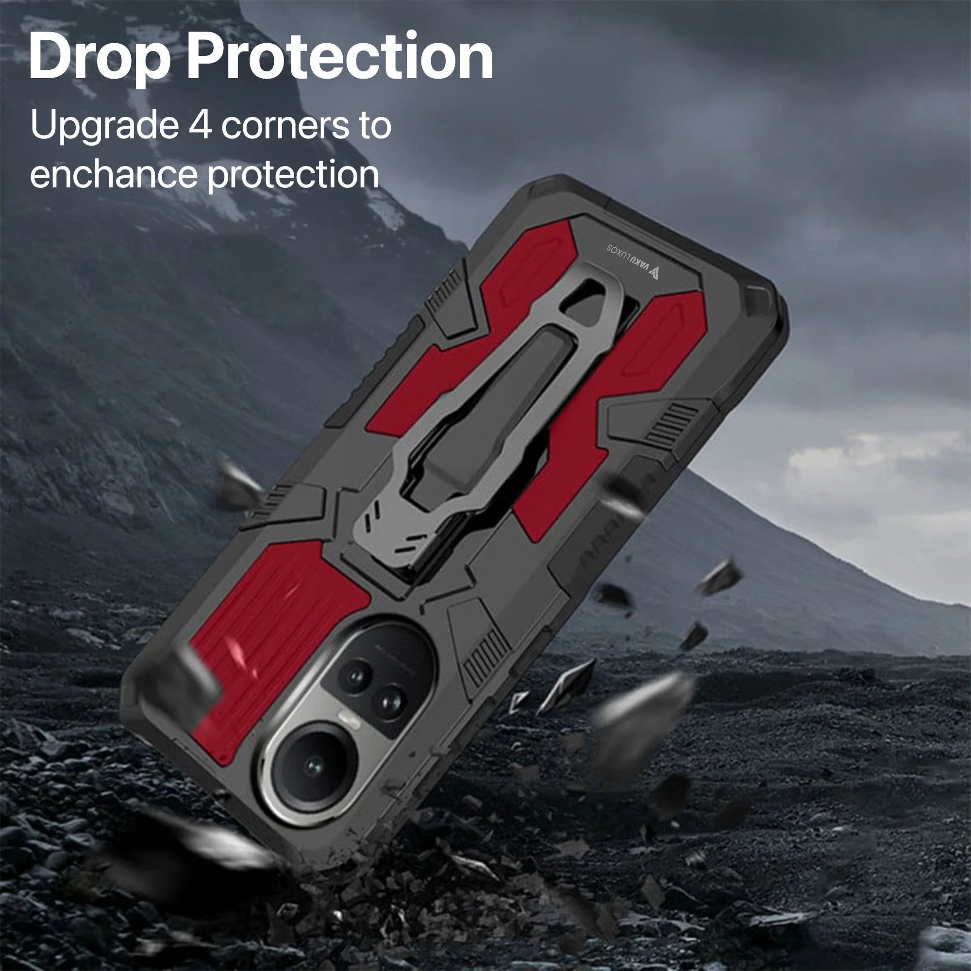 Vaku ® Oppo Reno10 Pro 5G Vanguard Military Grade Back Cover - Image 6