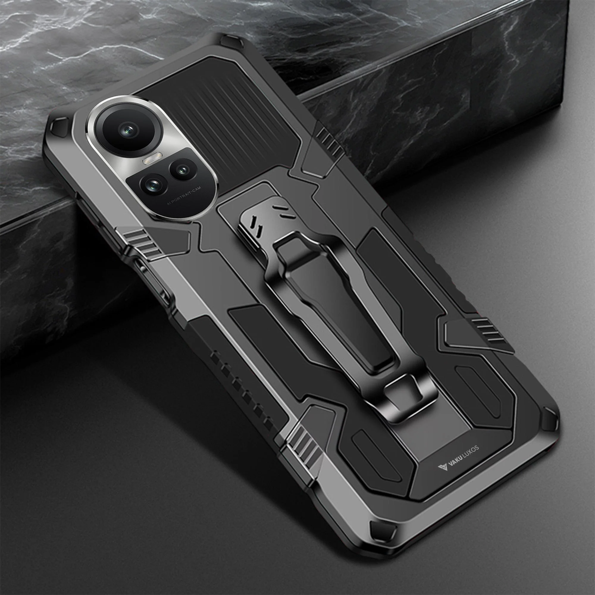 Vaku ® Oppo Reno10 Pro 5G Vanguard Military Grade Back Cover - Image 9