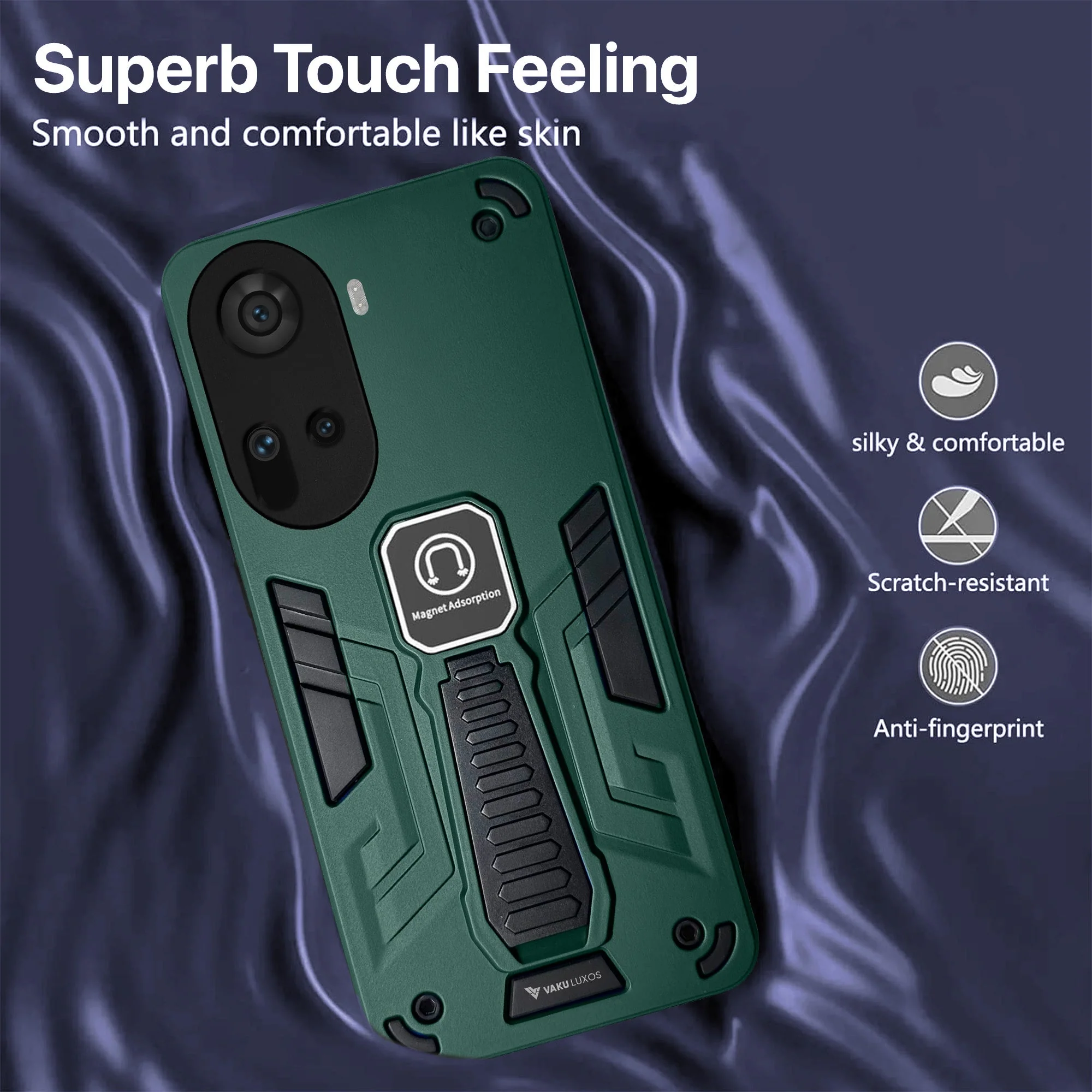 Vaku ® Oppo Reno11 5G Valor Military Grade Shockproof Back Cover - Image 10