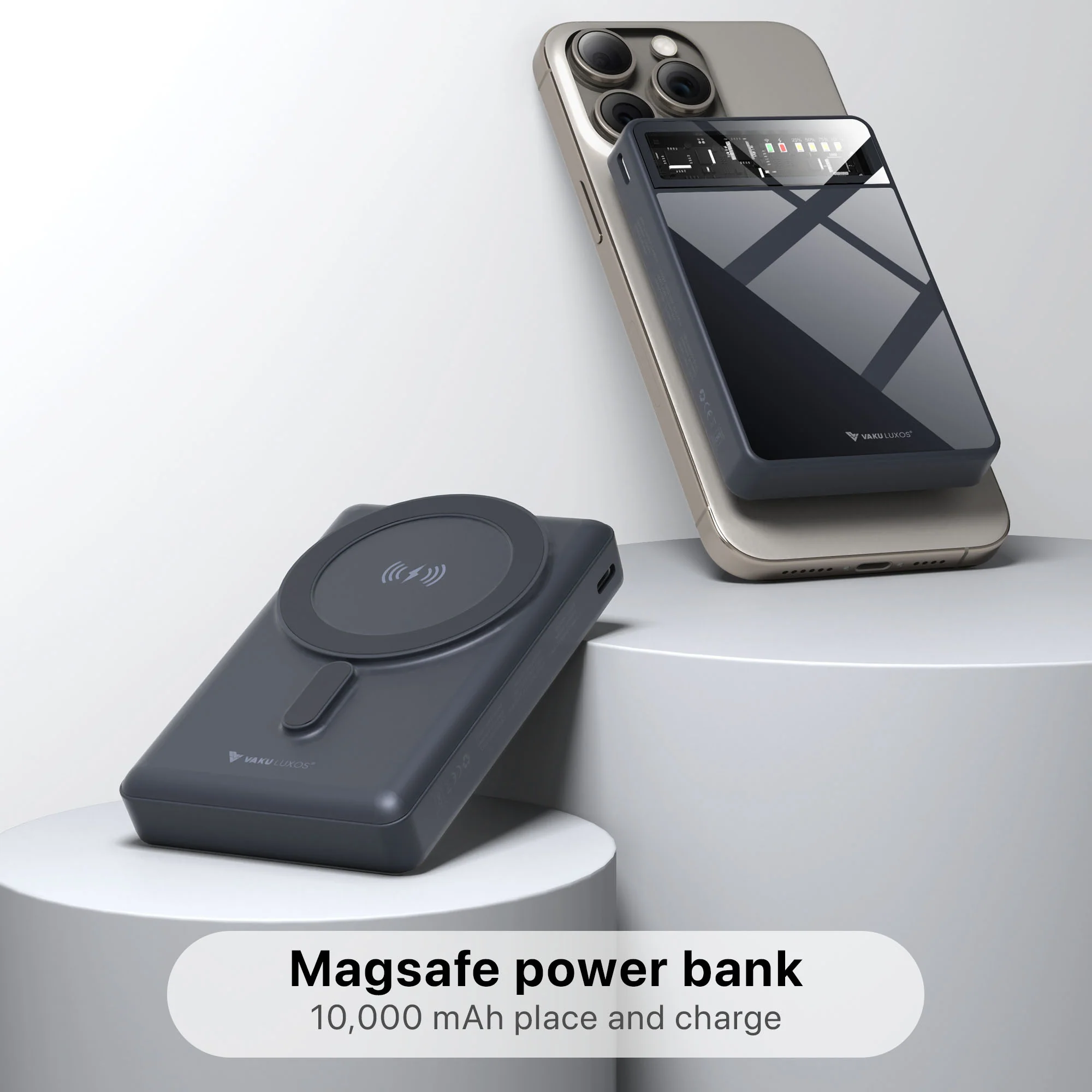 Vaku ® Orphus 10000mAh Magsafe 15W Super Fast Charging 20W PD Power Bank - Image 4