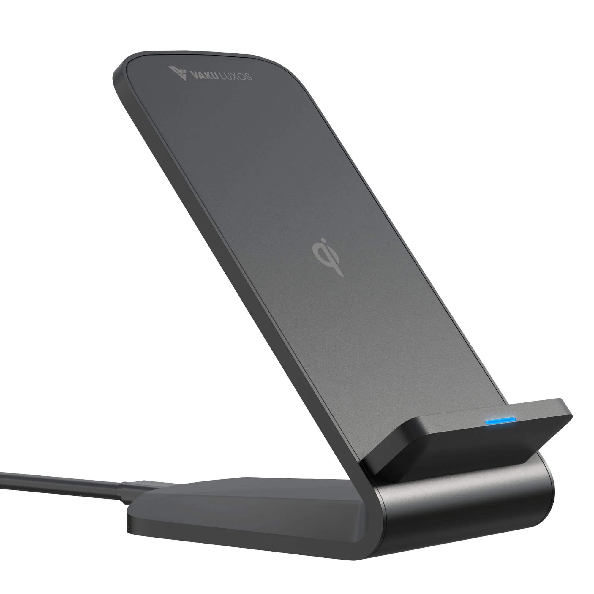 Vaku ® Qi Certified Unity II 15W Fast Charge Wireless Charger Stand Universally Compatible with Qi Enabled - Image 3