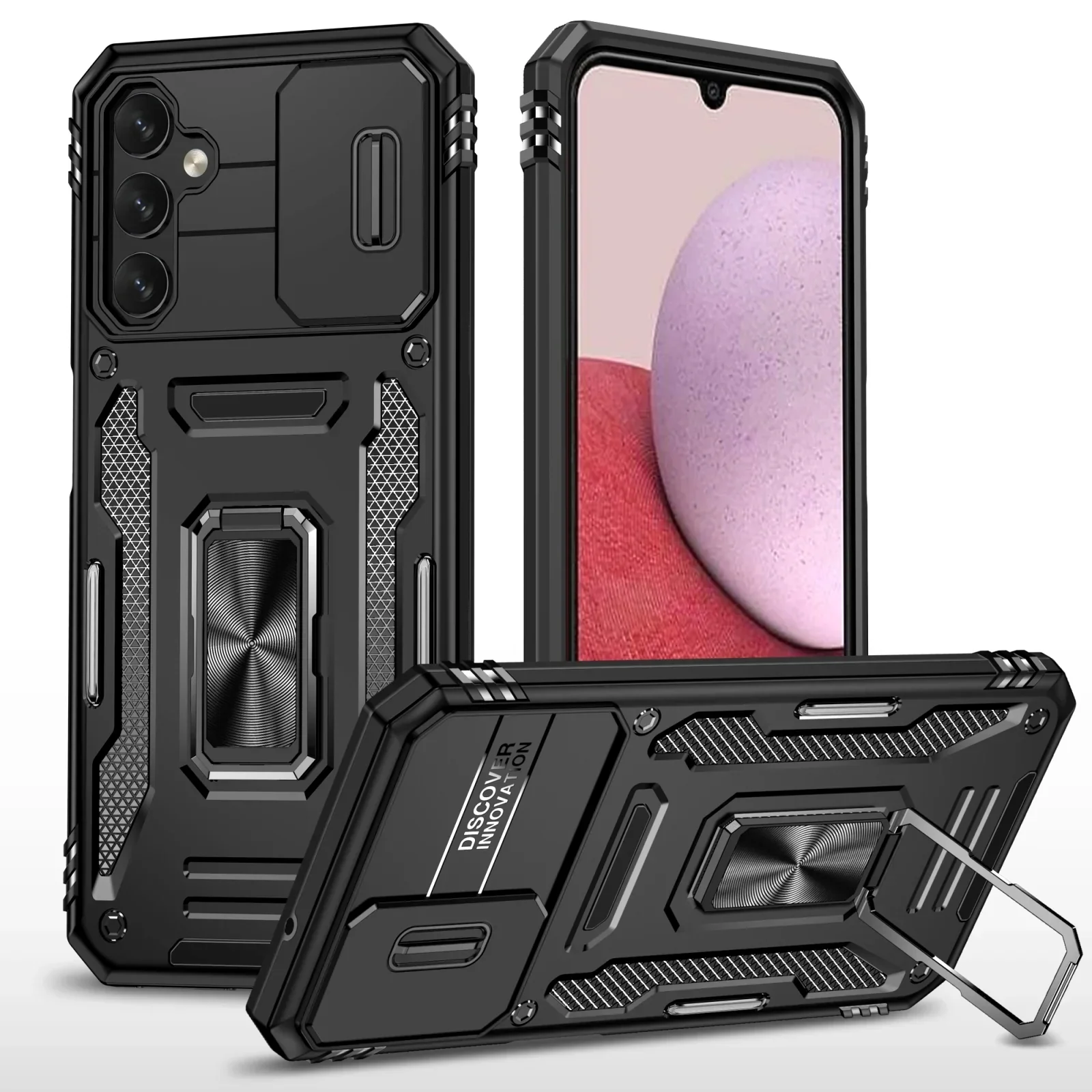 Vaku ® Samsung Galaxy A15 5G Aegis Armor Slide Camera Protection Back Cover - Image 7