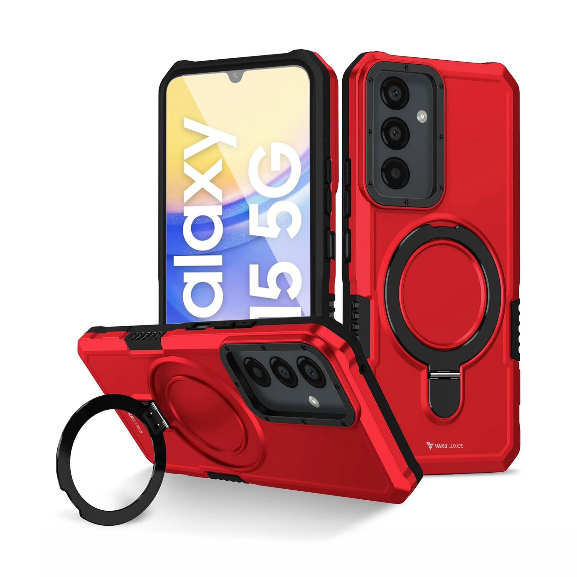 Vaku ® Samsung Galaxy A15 5G Astor Military Grade Armor Protective Back cover - Image 17