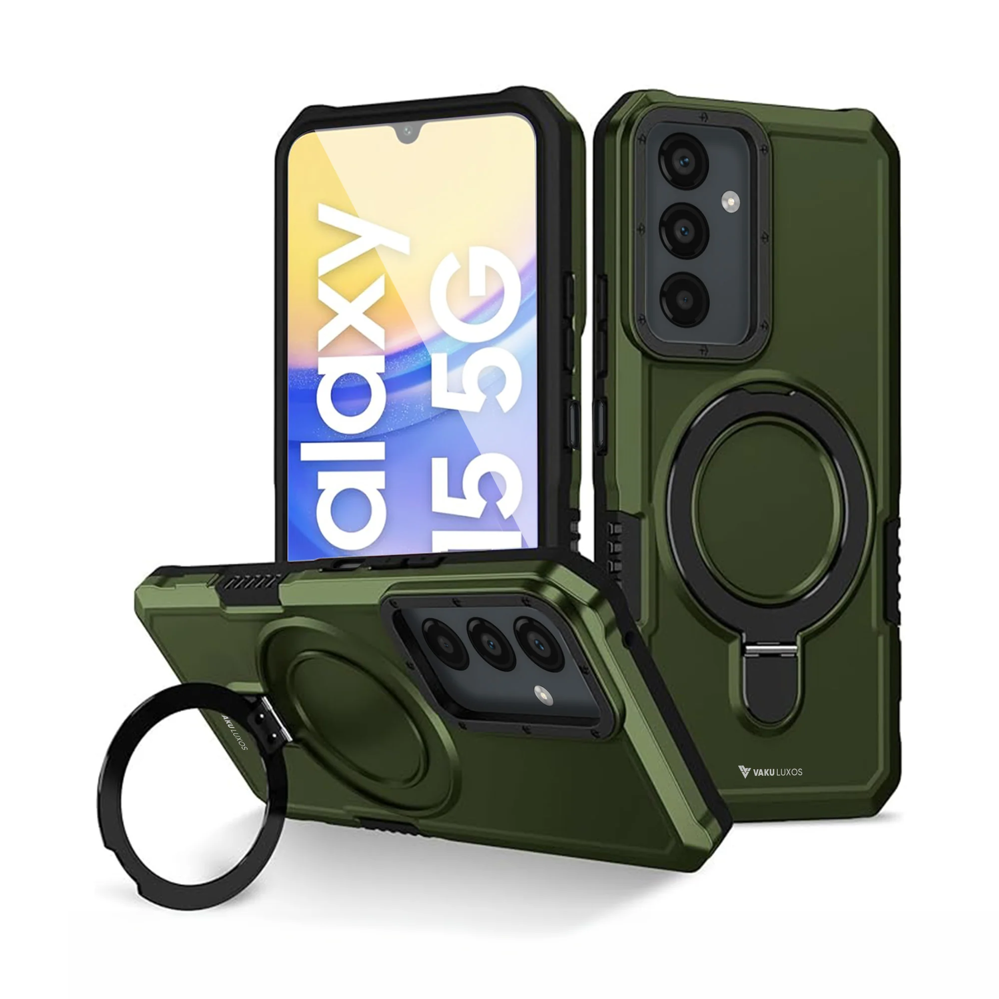 Vaku ® Samsung Galaxy A15 5G Astor Military Grade Armor Protective Back cover - Image 19