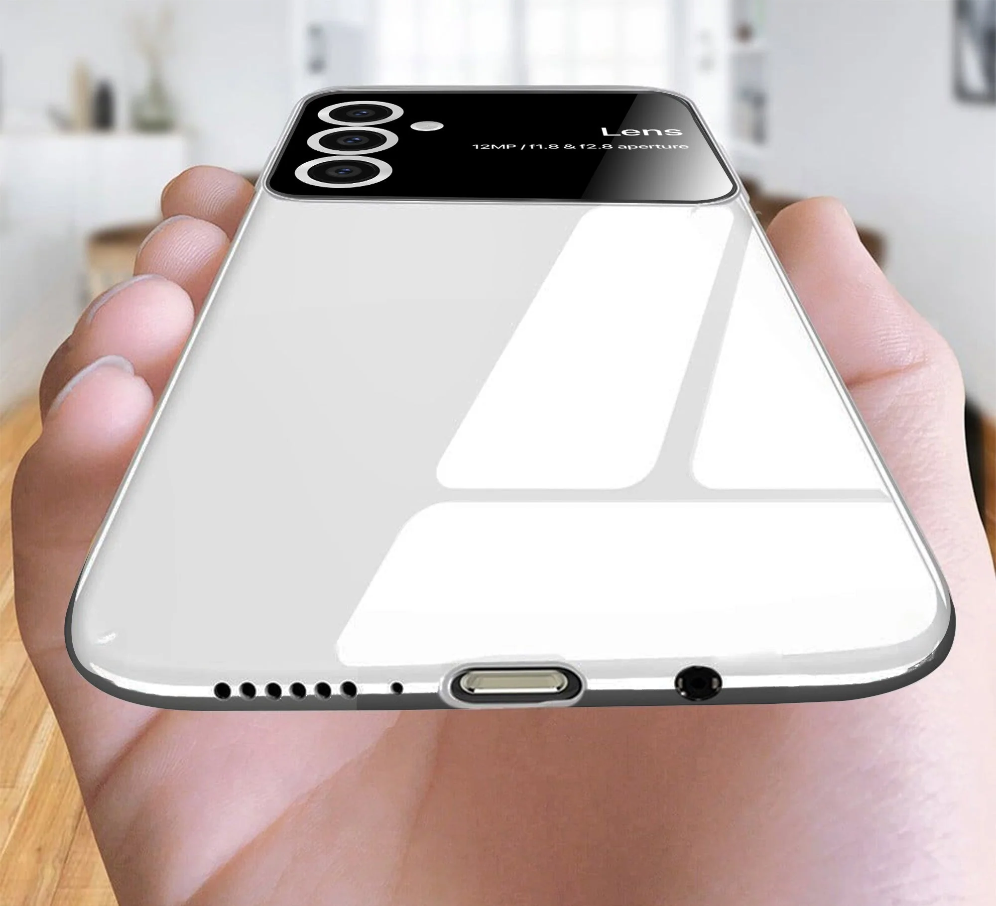 Vaku ® Samsung Galaxy A15 5G Polarized Large Window Glass Camera Protector Back Cover - Image 10