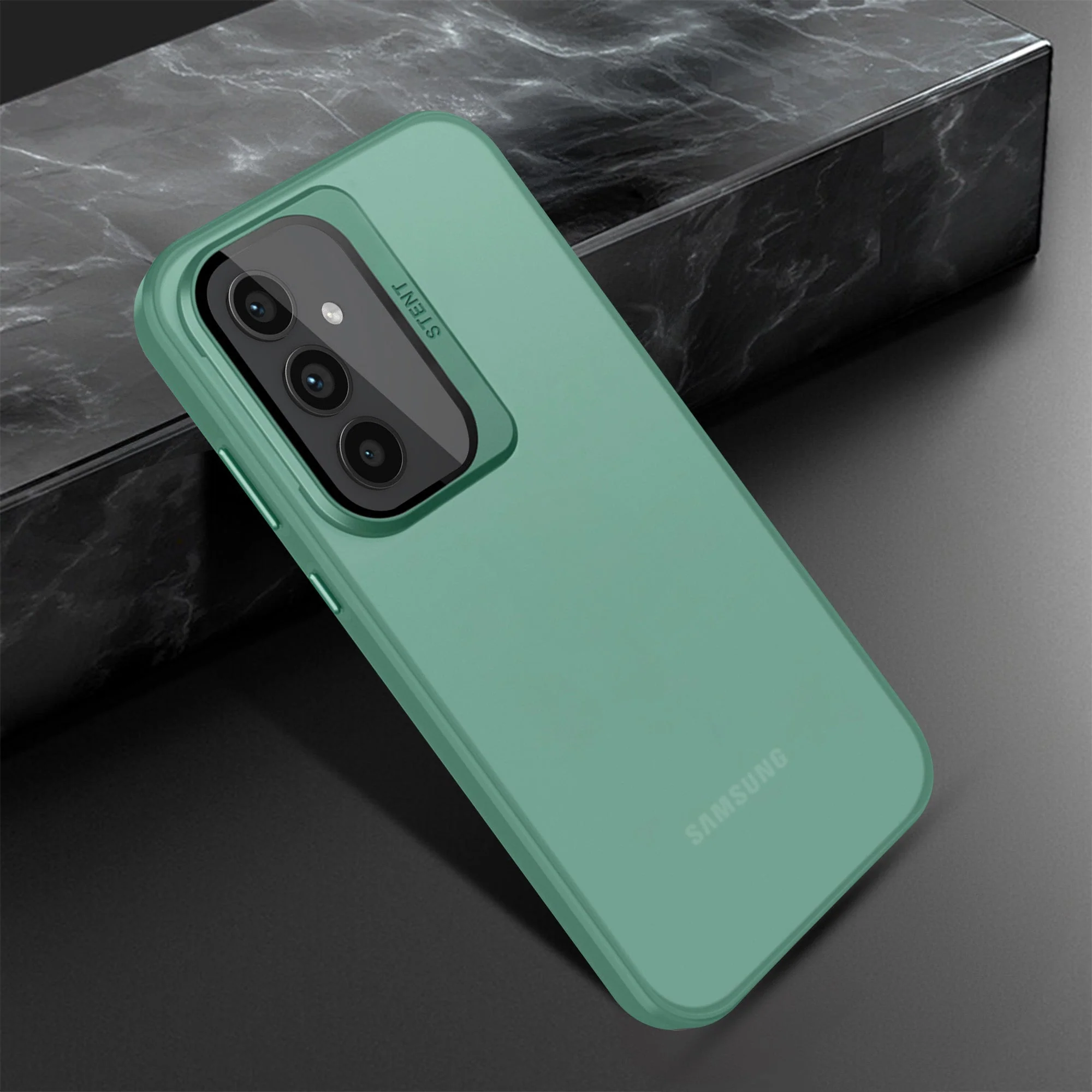Vaku ® Samsung Galaxy A15 5G Rime Frosted Translucent Back Cover - Image 3