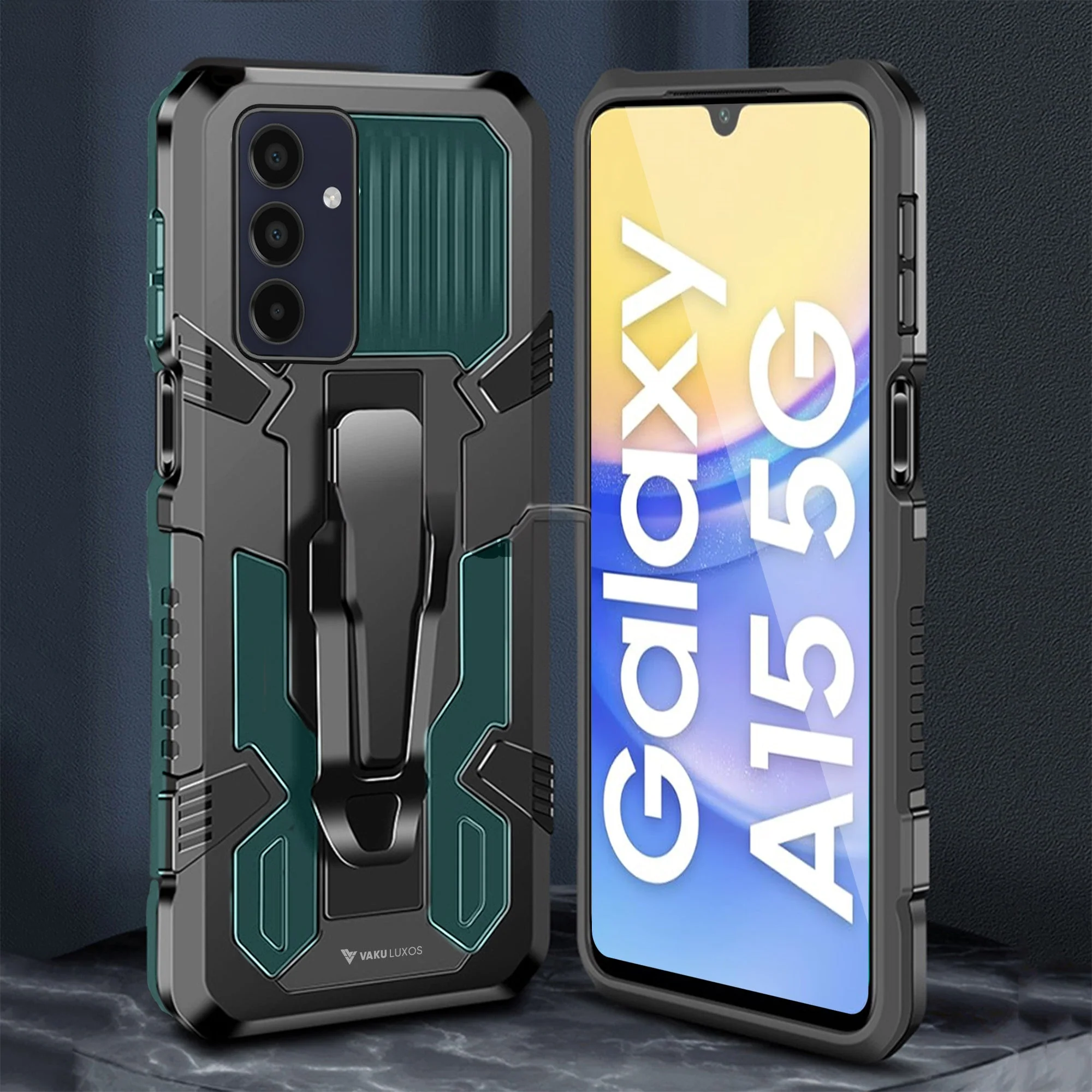 Vaku ® Samsung Galaxy A15 5G Vanguard Military Grade Back Cover - Image 5