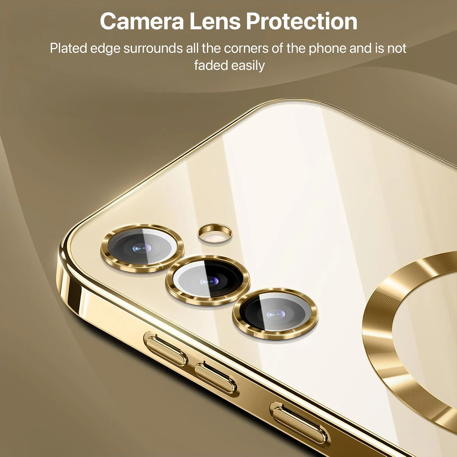 Vaku ® Samsung Galaxy A16 5G Luxury Electroplated Magnetic Magsafe Back Cover - Image 6