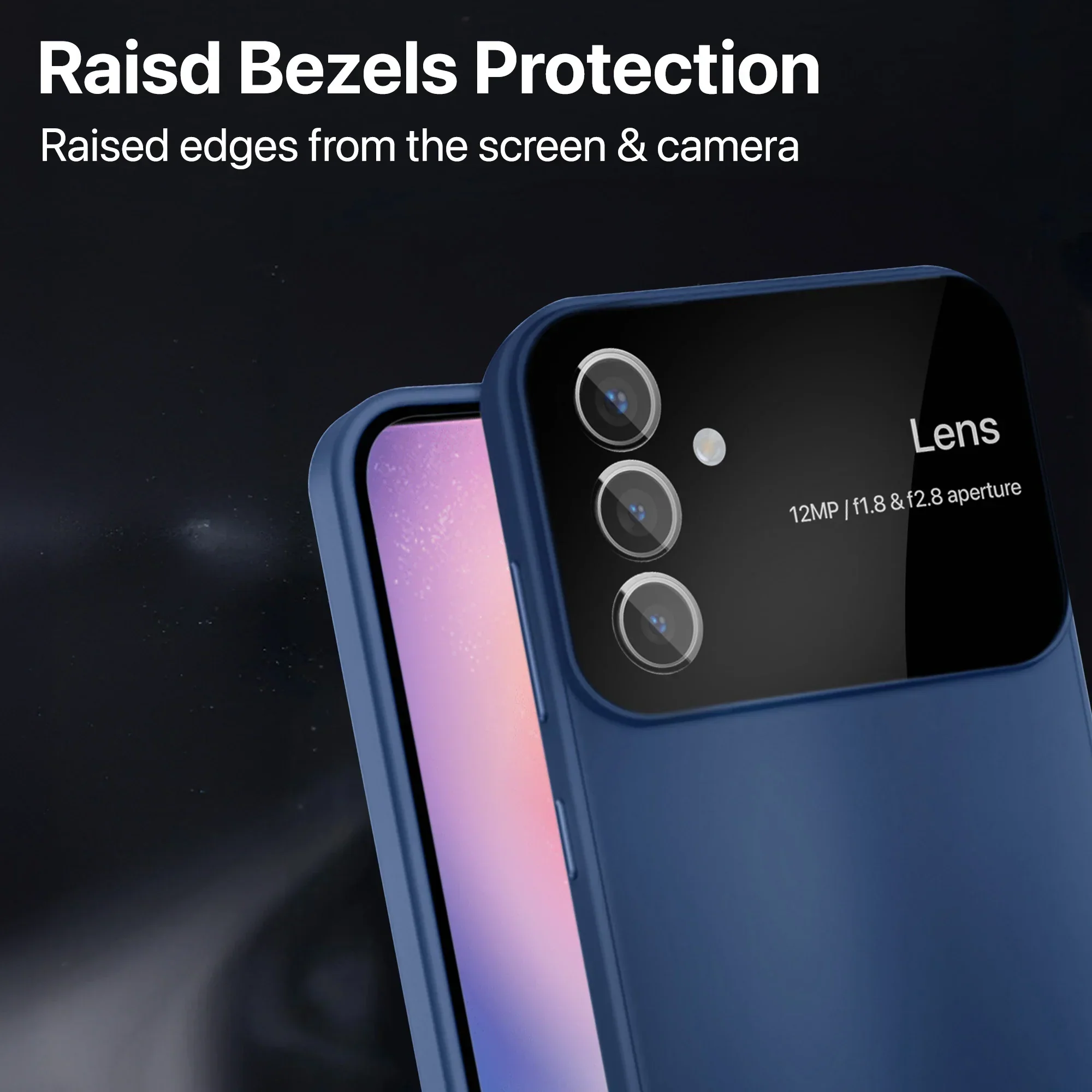 Vaku ® Samsung Galaxy A24 4G Glazed Polarized Camera Lens Protector Back Cover - Image 14