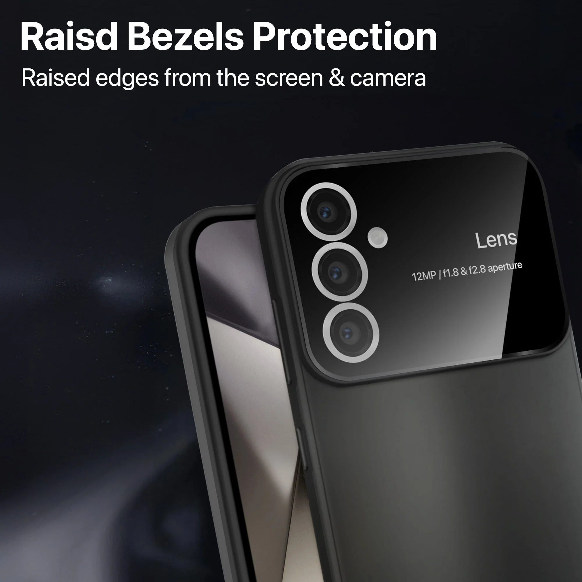Vaku ® Samsung Galaxy A24 4G Polarized Large Window Glass Camera Protector Back Cover - Image 18