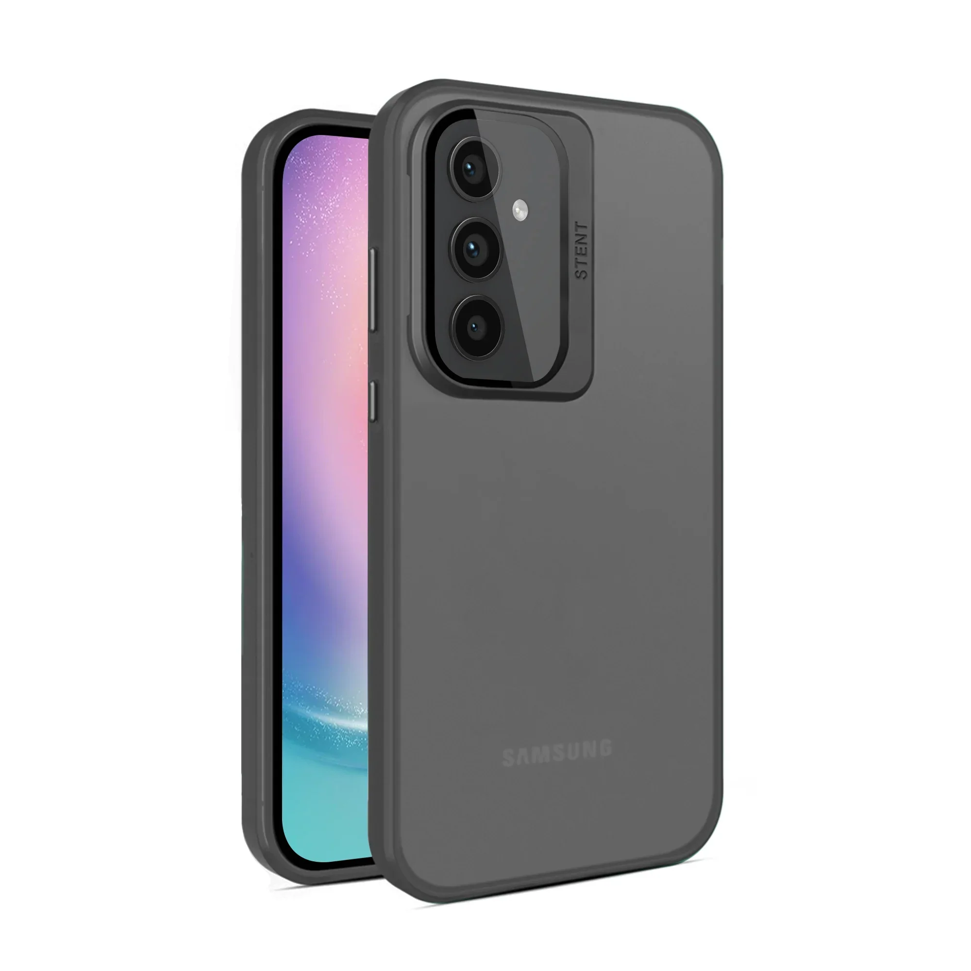 Vaku ® Samsung Galaxy A24 4G Rime Frosted Translucent Back Cover - Image 2