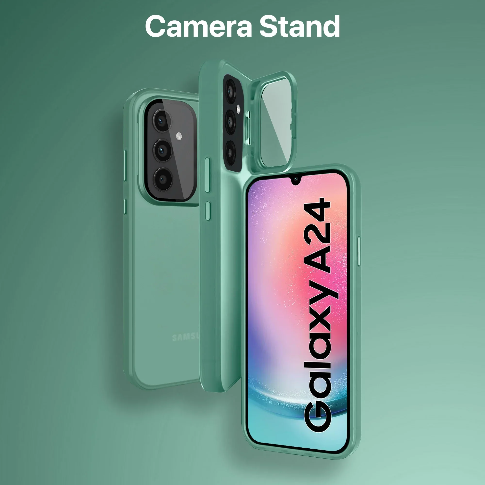 Vaku ® Samsung Galaxy A24 4G Rime Frosted Translucent Back Cover - Image 8