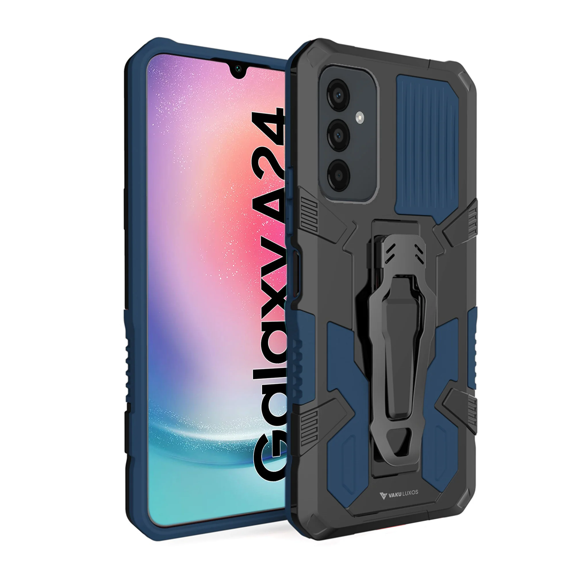 Vaku ® Samsung Galaxy A24 4G Vanguard Military Grade Back Cover - Image 14