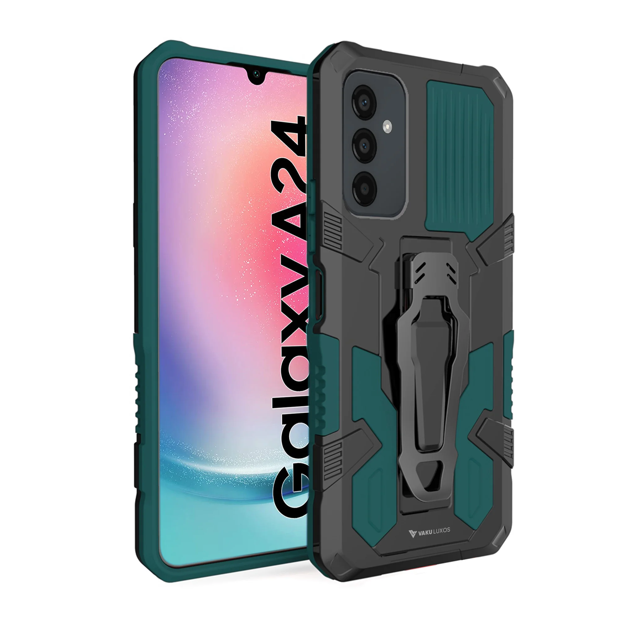 Vaku ® Samsung Galaxy A24 4G Vanguard Military Grade Back Cover - Image 15