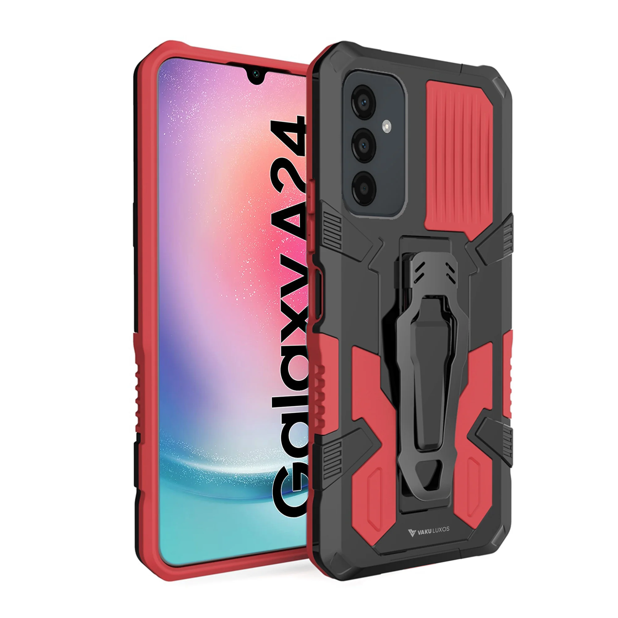 Vaku ® Samsung Galaxy A24 4G Vanguard Military Grade Back Cover - Image 16