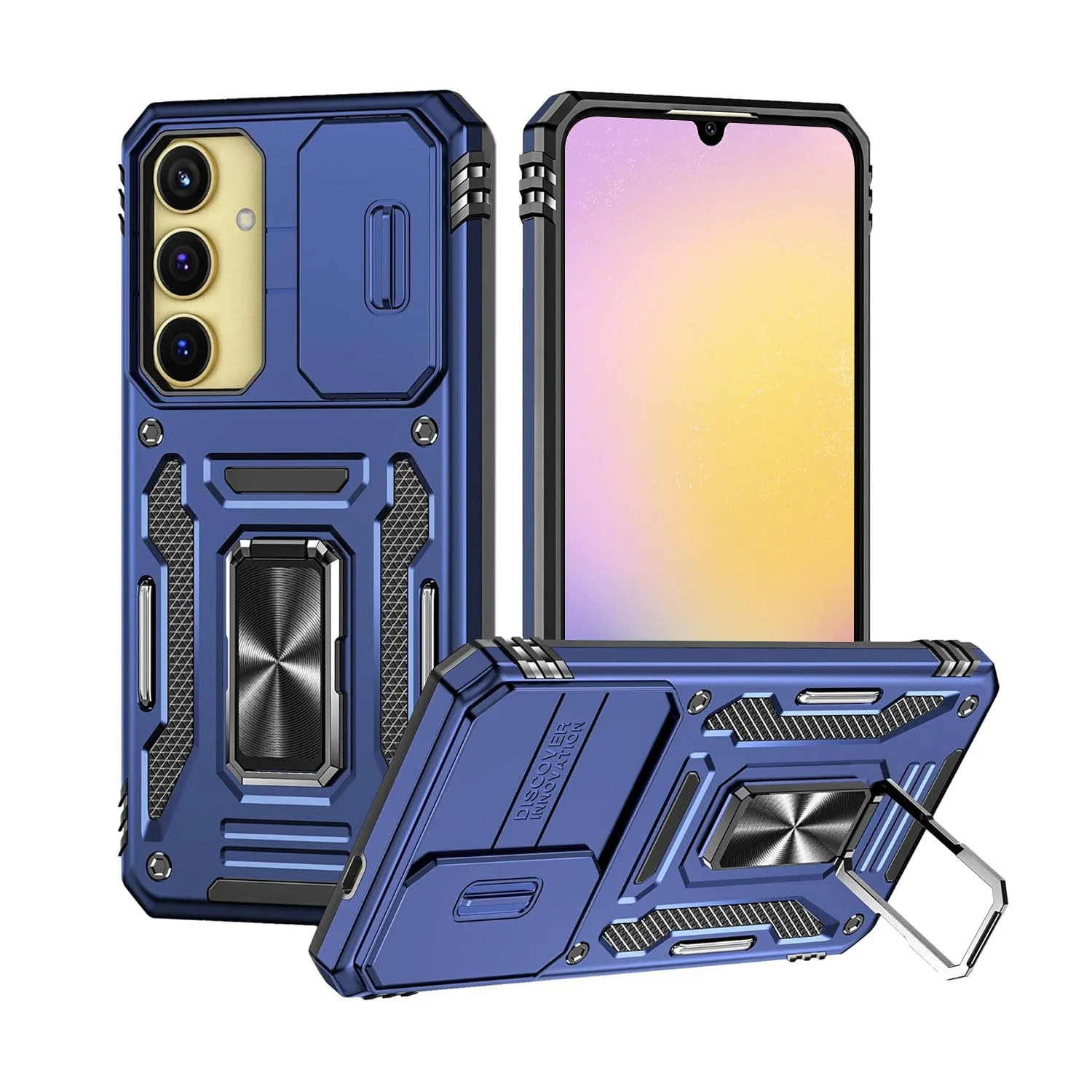 Vaku ® Samsung Galaxy A25 5G Aegis Armor Slide Camera Protection Back Cover - Image 8