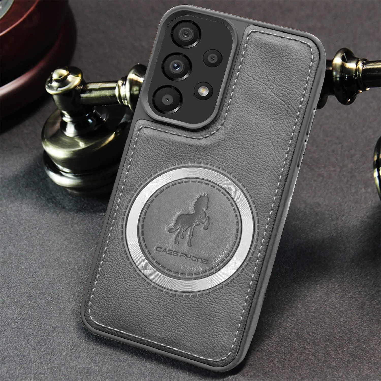 Vaku ® Samsung Galaxy A33 5G Astrid Luxury PU Leather Back Cover - Image 14