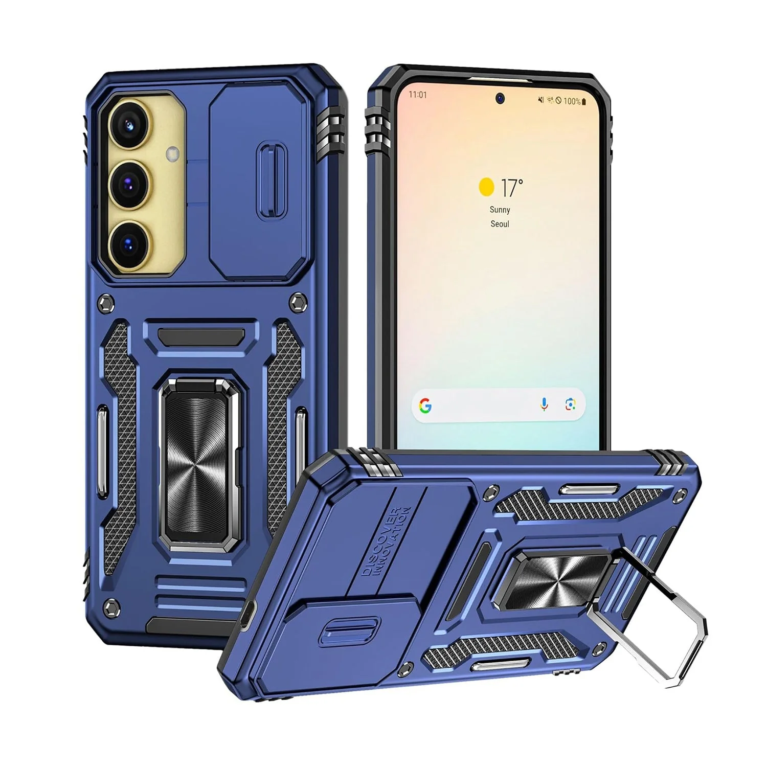 Vaku ® Samsung Galaxy A35 5G Aegis Armor Slide Camera Protection Back Cover - Image 10