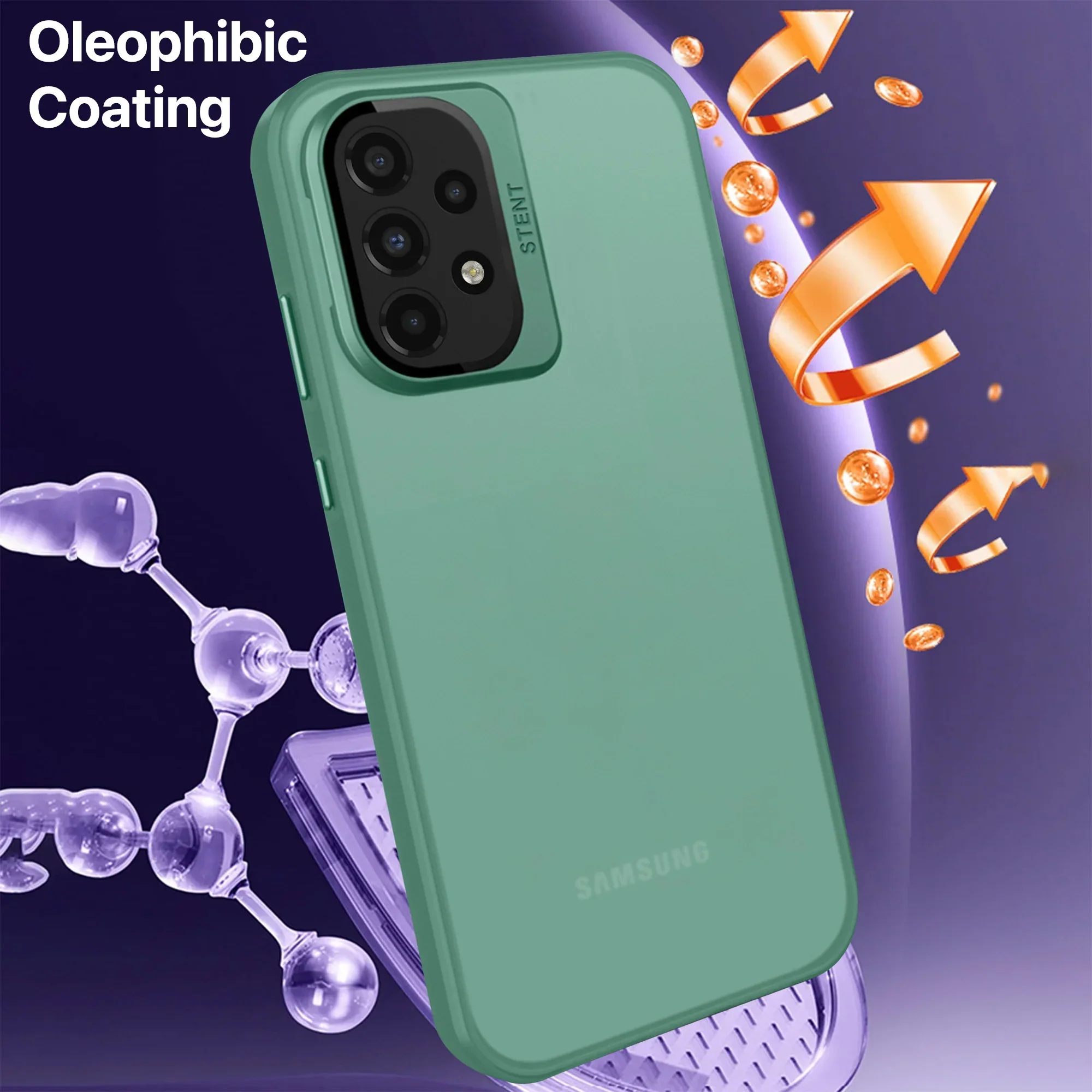 Vaku ® Samsung Galaxy A53 5G Rime Frosted Translucent Back Cover - Image 10