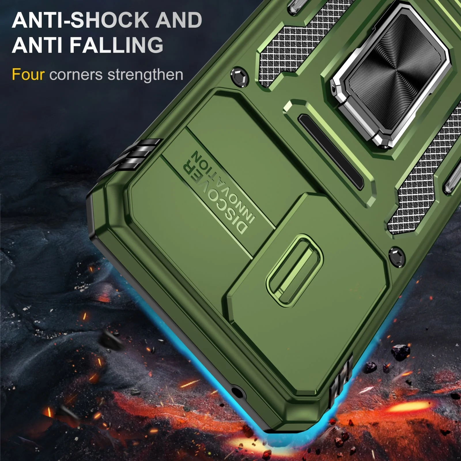 Vaku® Samsung Galaxy A54 5G Aegis Armor Slide Camera Protection Back Cover - Image 6