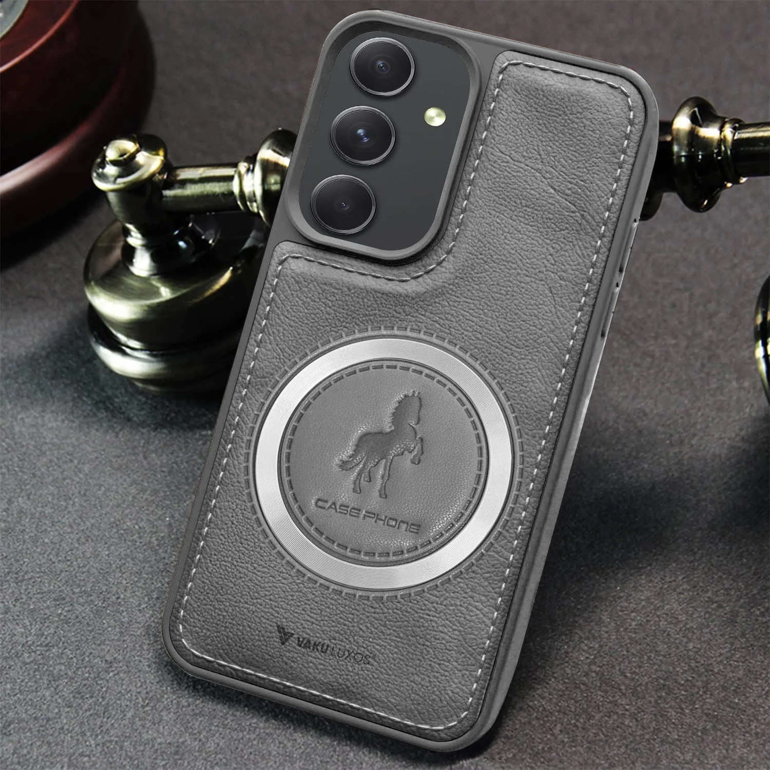 Vaku ® Samsung Galaxy A54 5G Astrid Luxury PU Leather Back Cover - Image 11