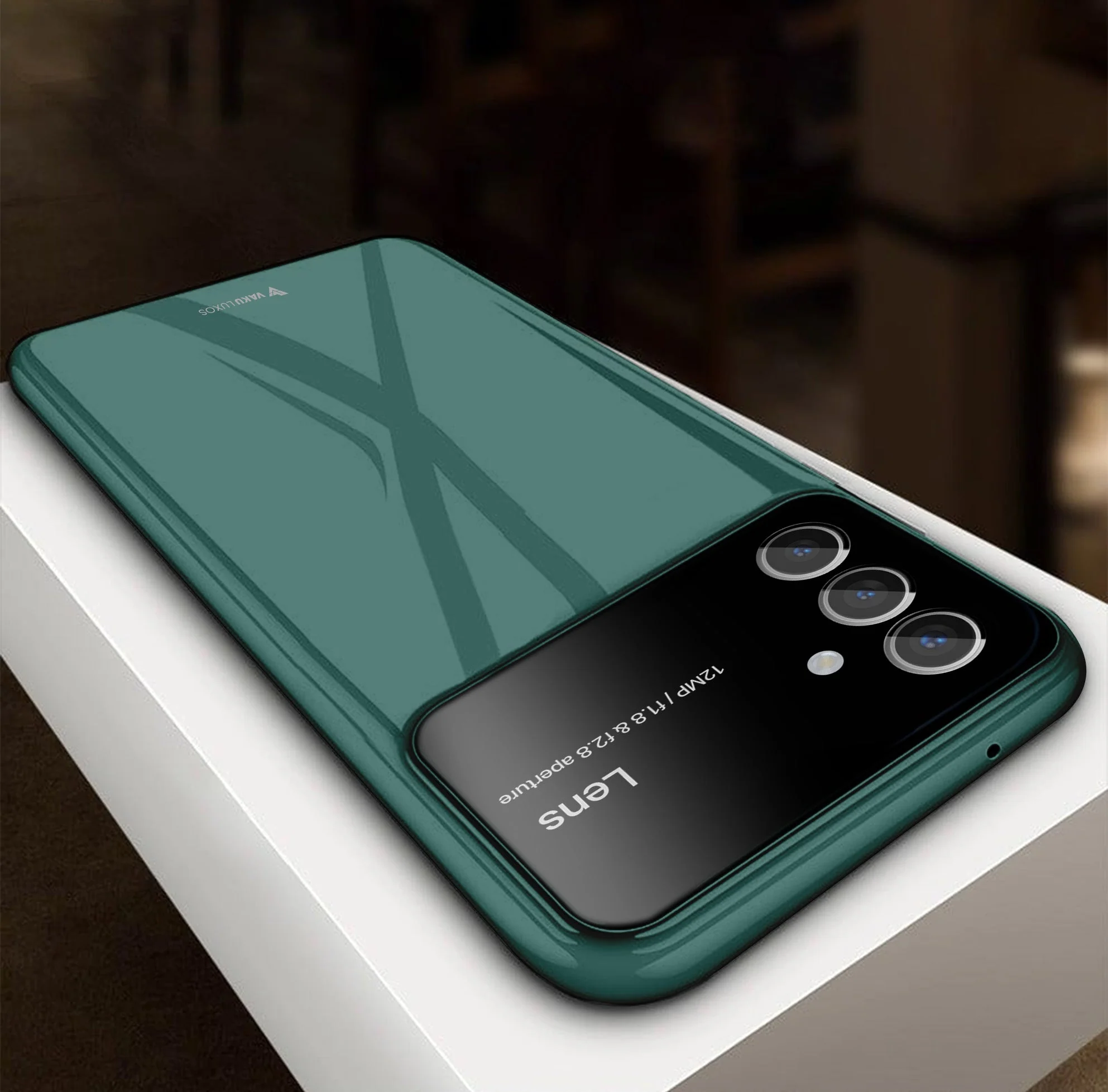 Vaku ® Samsung Galaxy A54 5G Glazed Polarized Camera Lens Protector Back Cover - Image 4