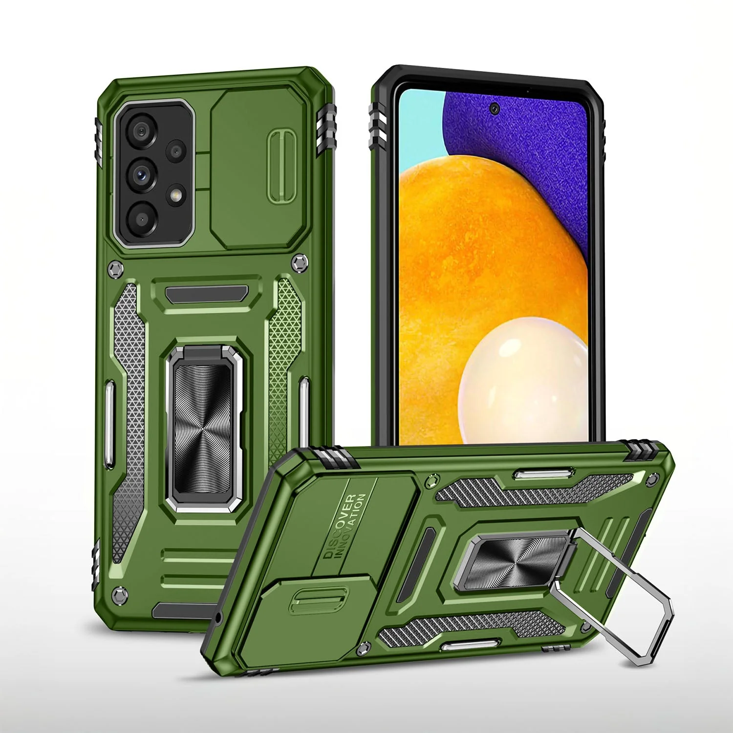 Vaku® Samsung Galaxy A73 5G Aegis Armor Slide Camera Protection Back Cover - Image 8